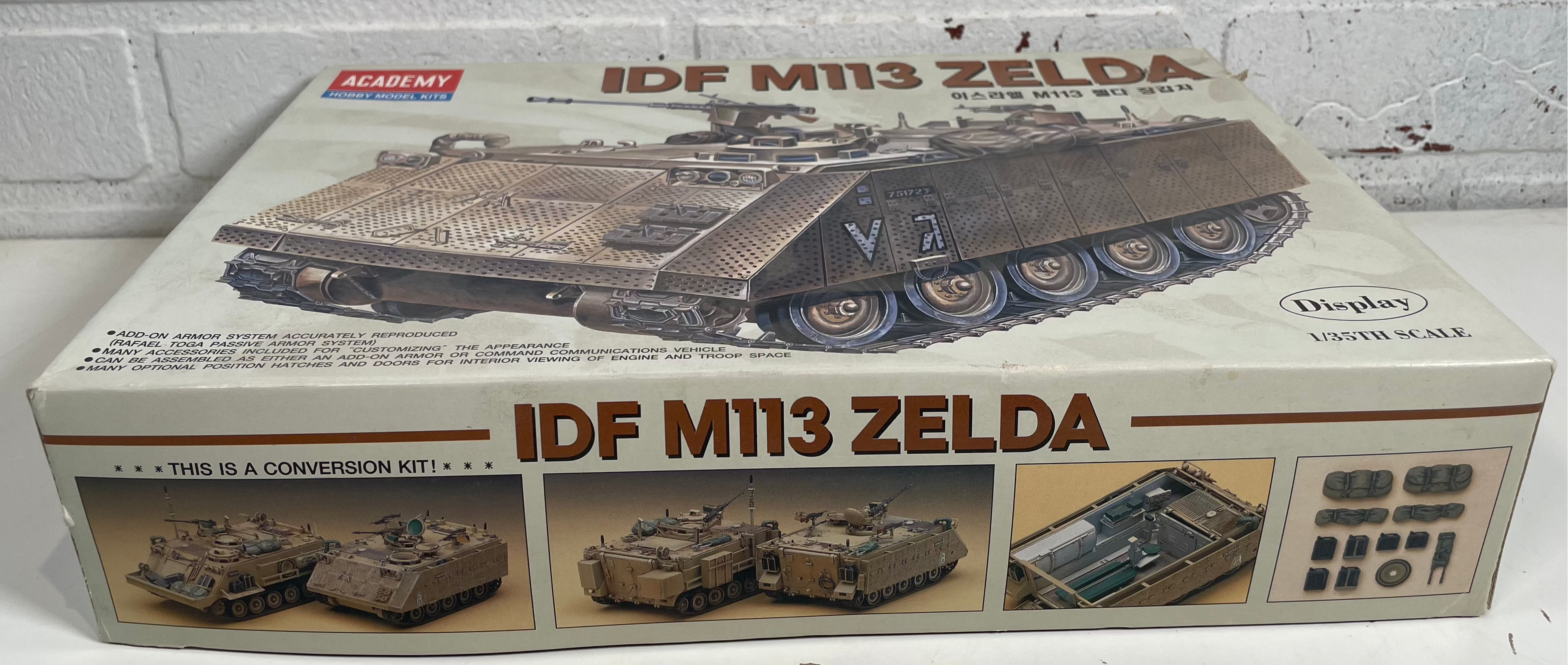 ACADEMY 1:35 IDF M113 Zelda – Art. 1372 – Plastic Model Kit – Israeli APC – NEW