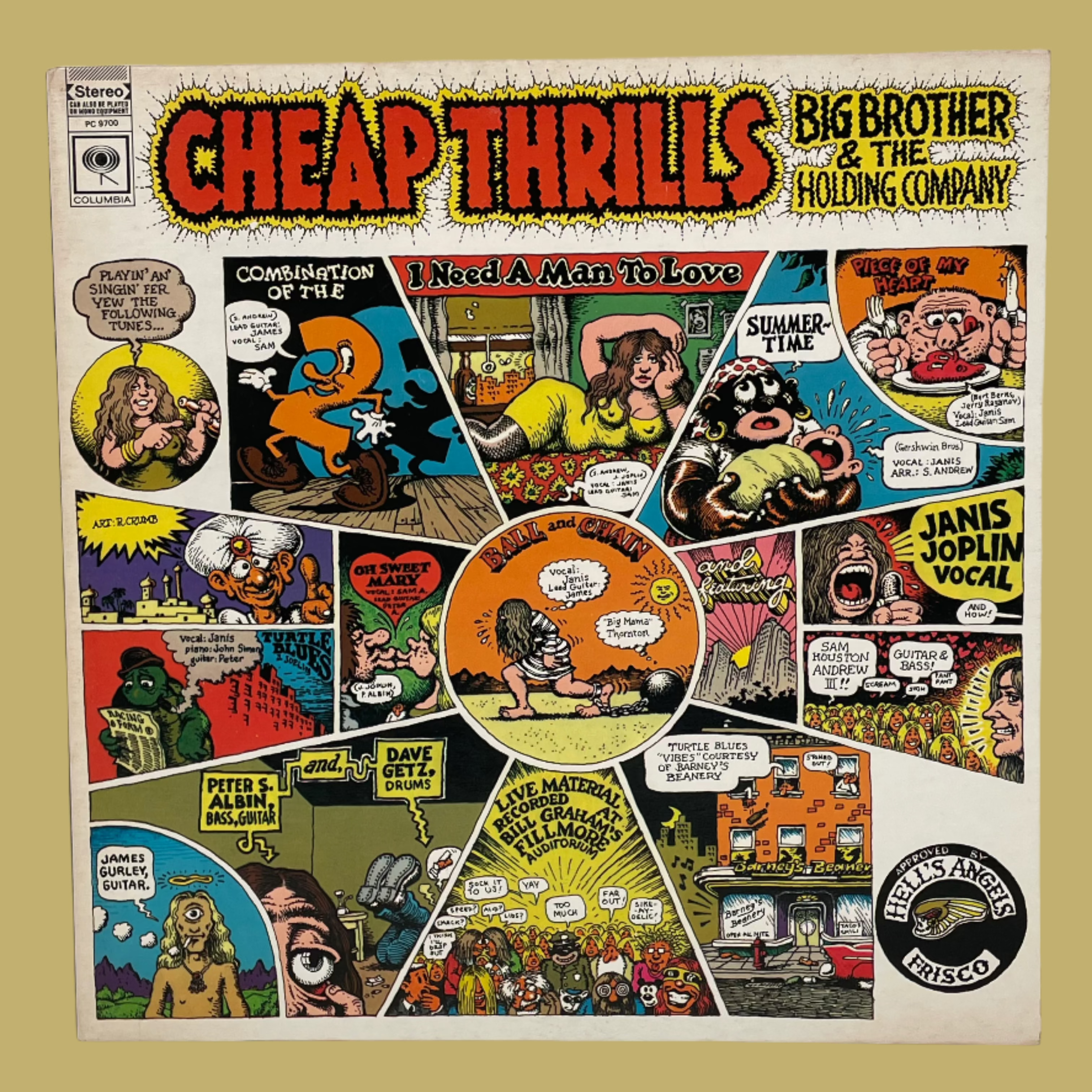 Big Brother et la Holding Company avec Janis Joplin « Cheap Thrills » KCS 9700. NEUF
