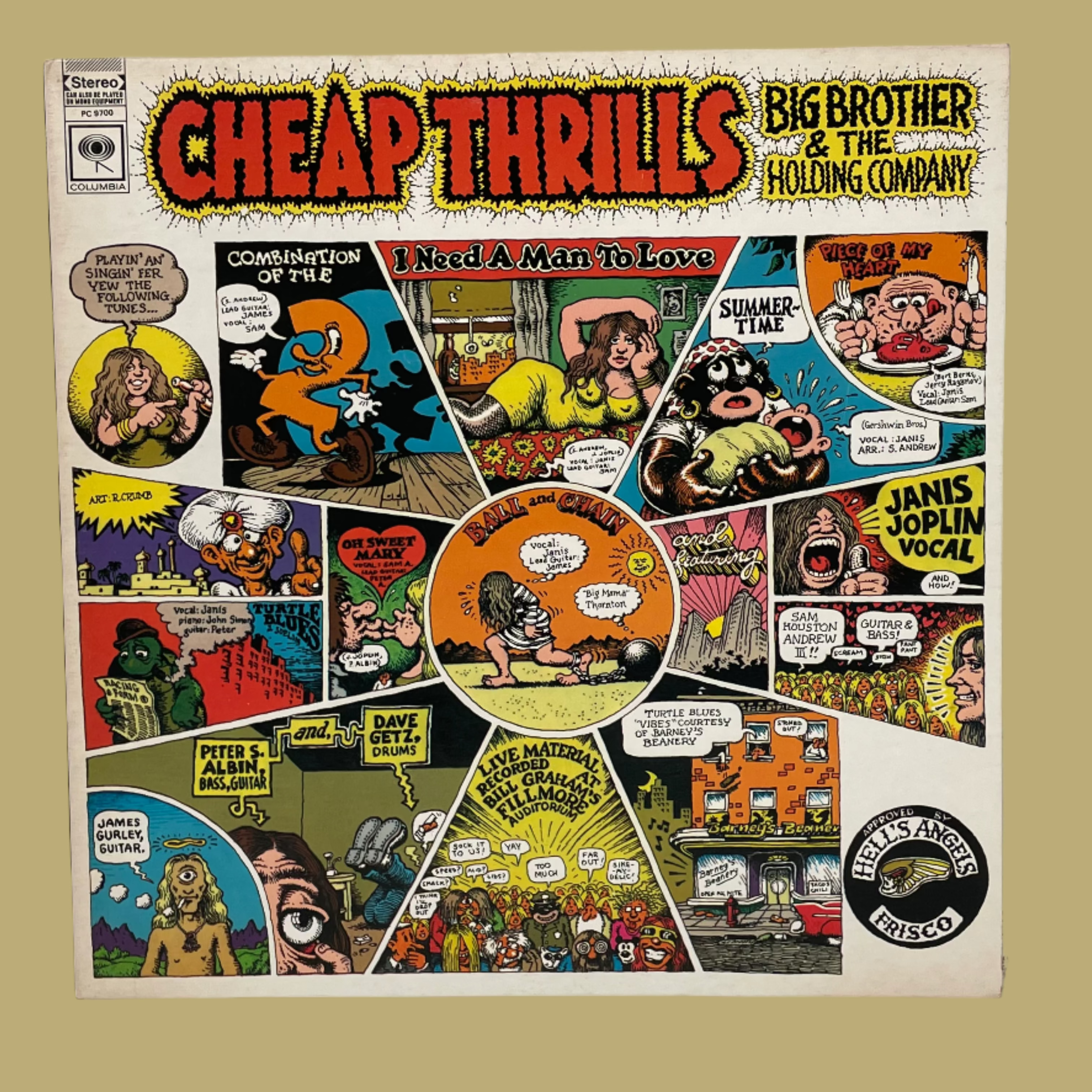 Big Brother et la Holding Company avec Janis Joplin « Cheap Thrills » KCS 9700. NEUF