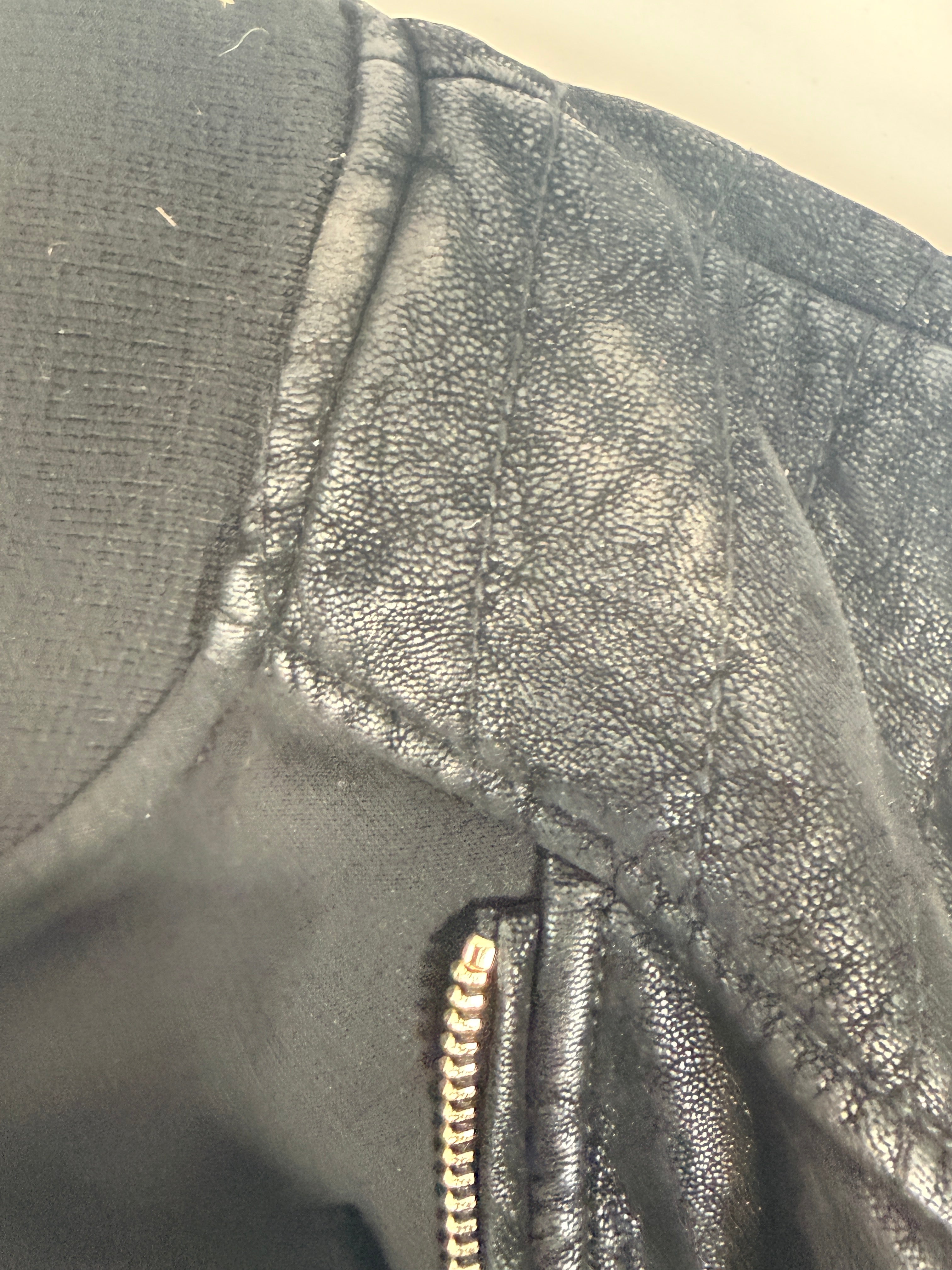 Veste Moto Eloise GUESS, Avant Zippé Mixte Noir, Taille M.