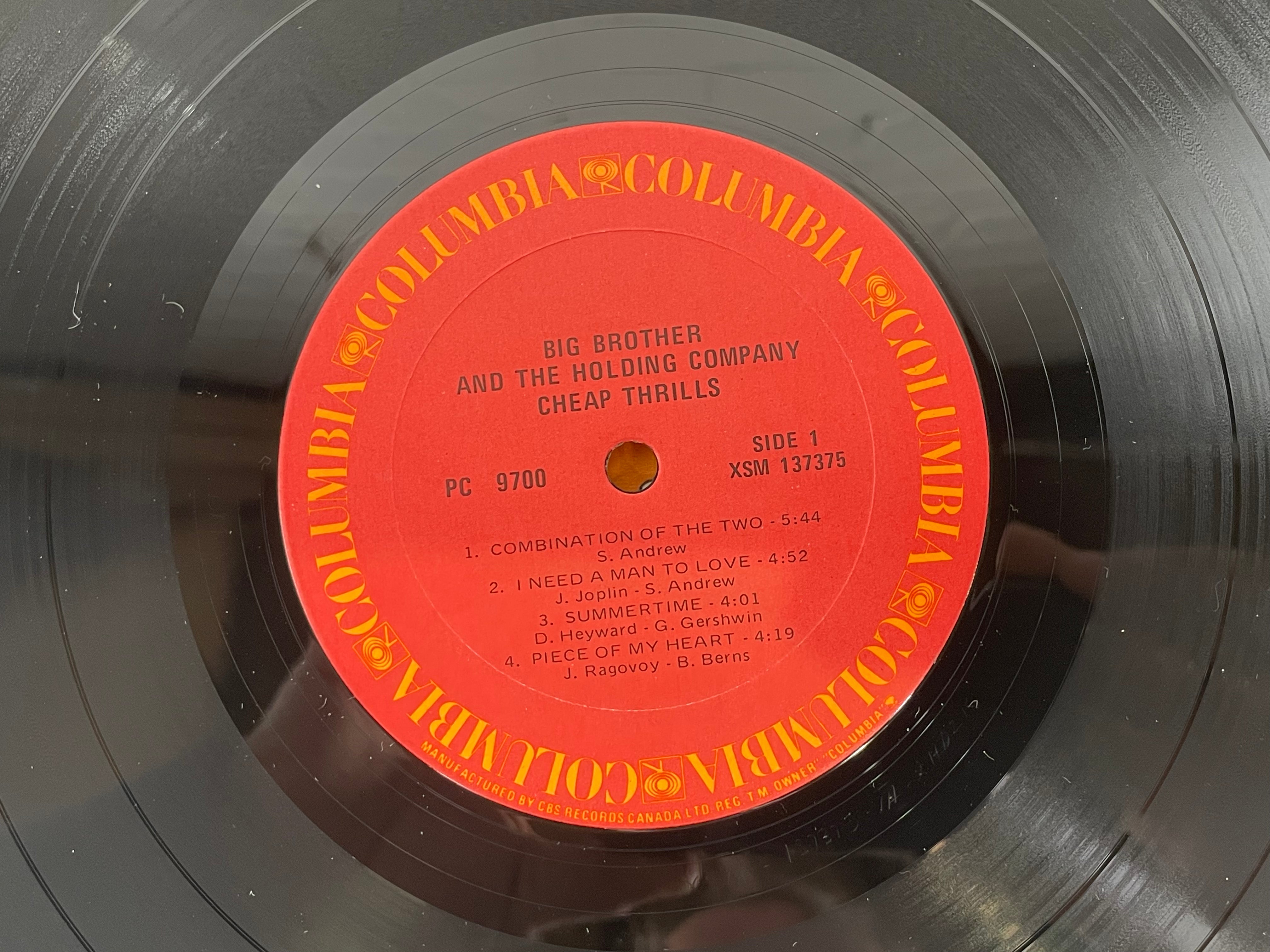 Big Brother et la Holding Company avec Janis Joplin « Cheap Thrills » KCS 9700. NEUF