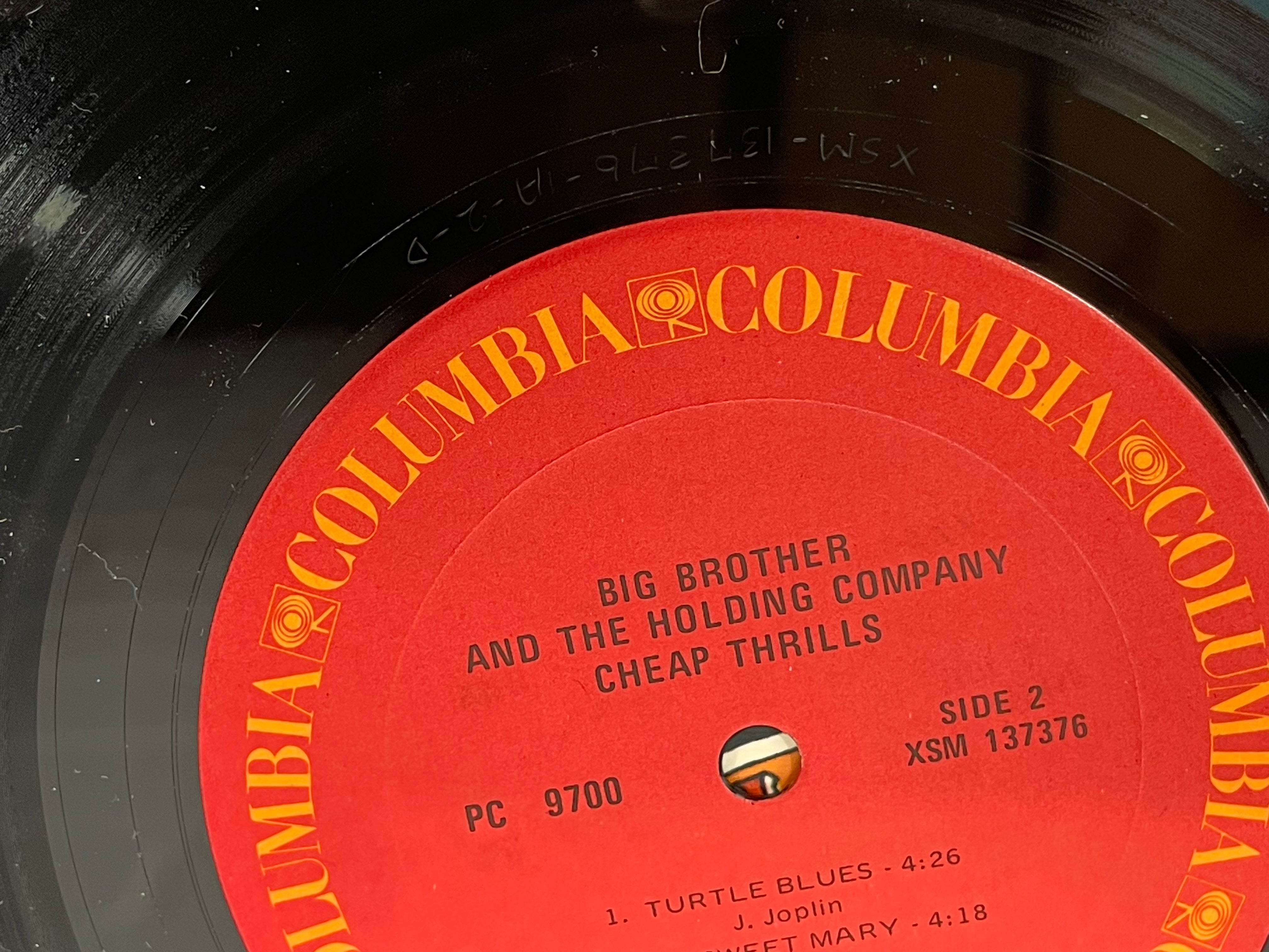 Big Brother et la Holding Company avec Janis Joplin « Cheap Thrills » KCS 9700. NEUF