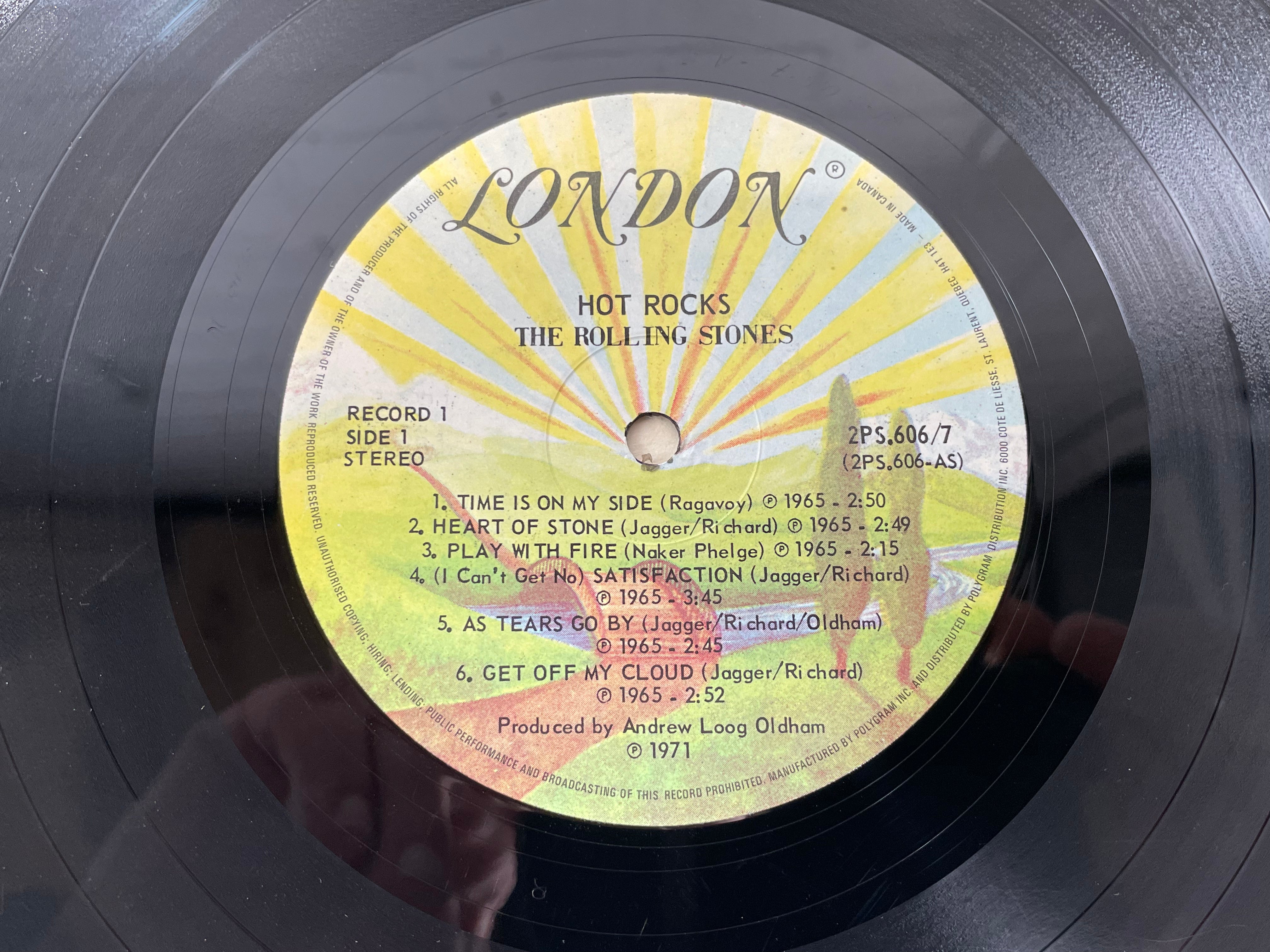 The Rolling Stones – Hot Rocks 1964–1971 (2xLP, Vinyle, Compilation, Gatefold)