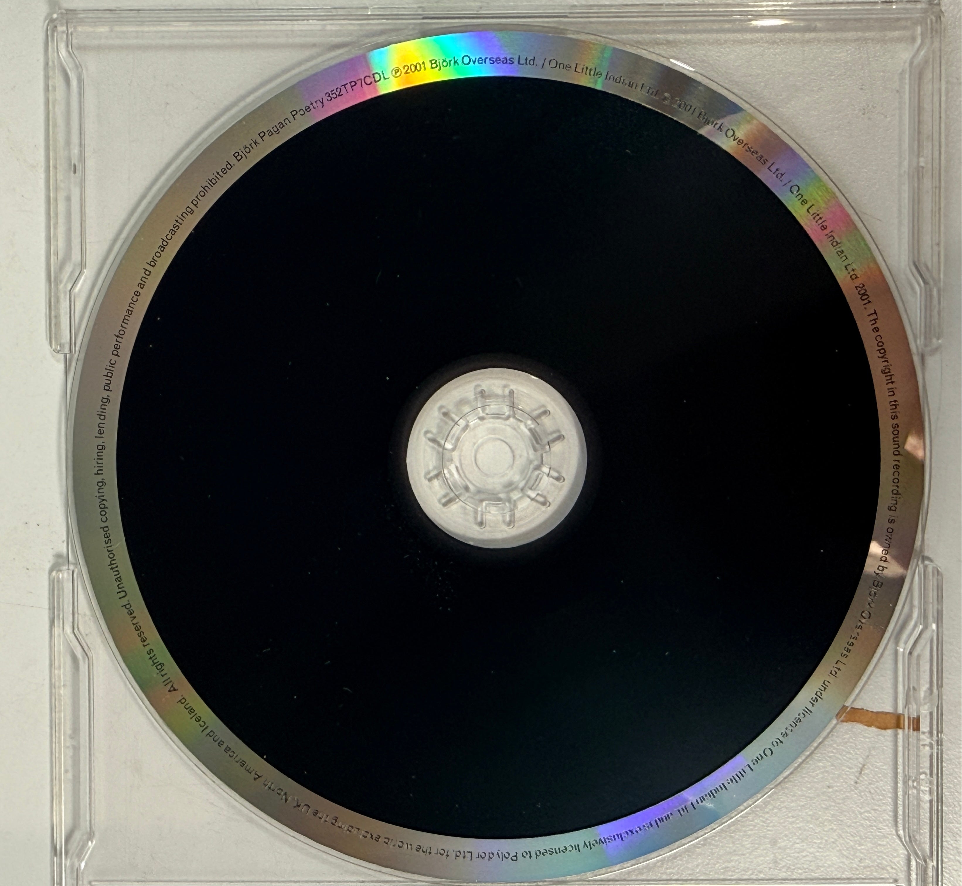 Bjork, Pagan Poetry, CD Single, 2001 Vespertine, Domestica, Batabid