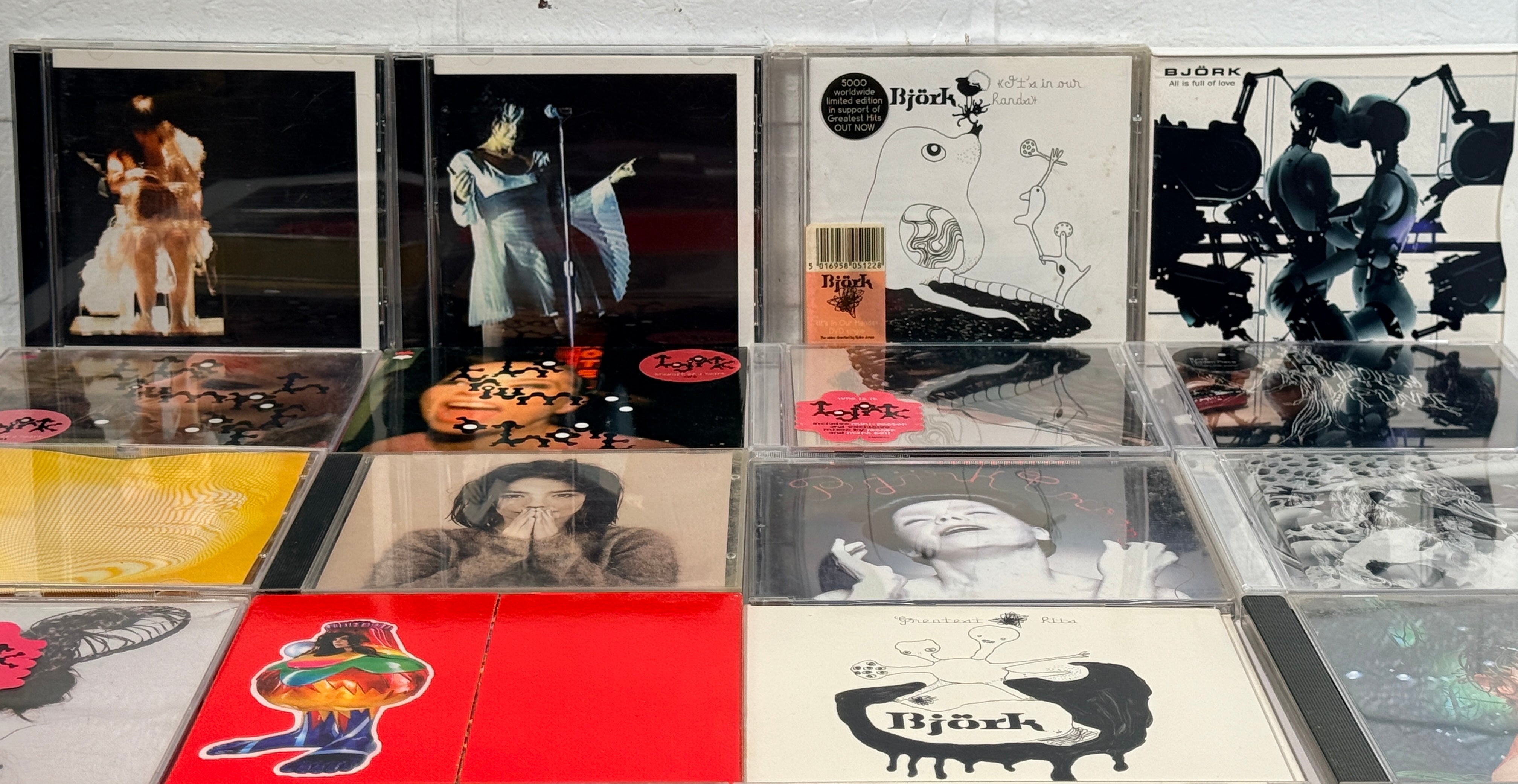 Björk, CD Singles & Albums Lot, 22 Disc Collection, Rare Imports
