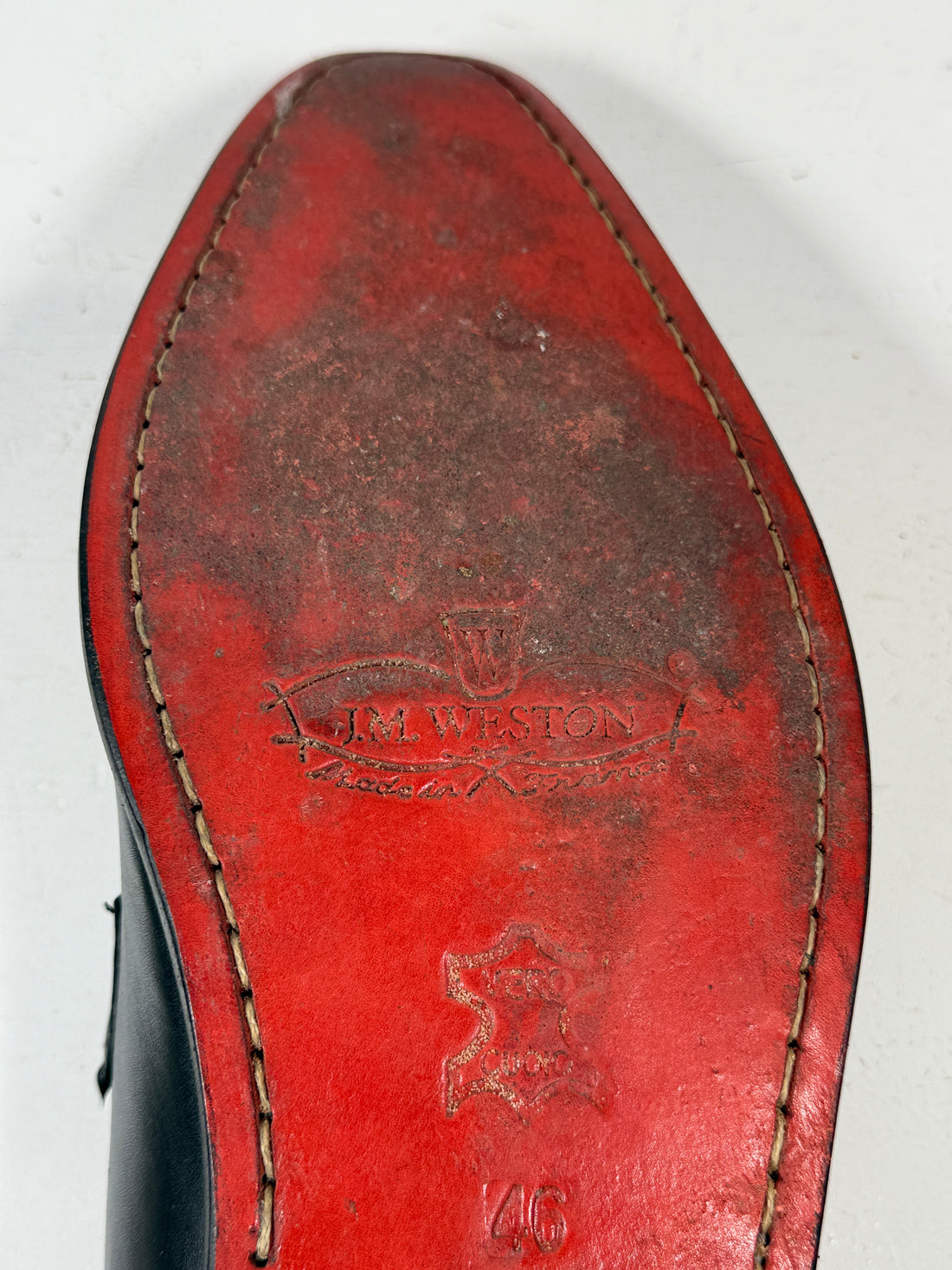 J.M. Weston Tassel Loafers – Black Leather EU 46 (Made in France)