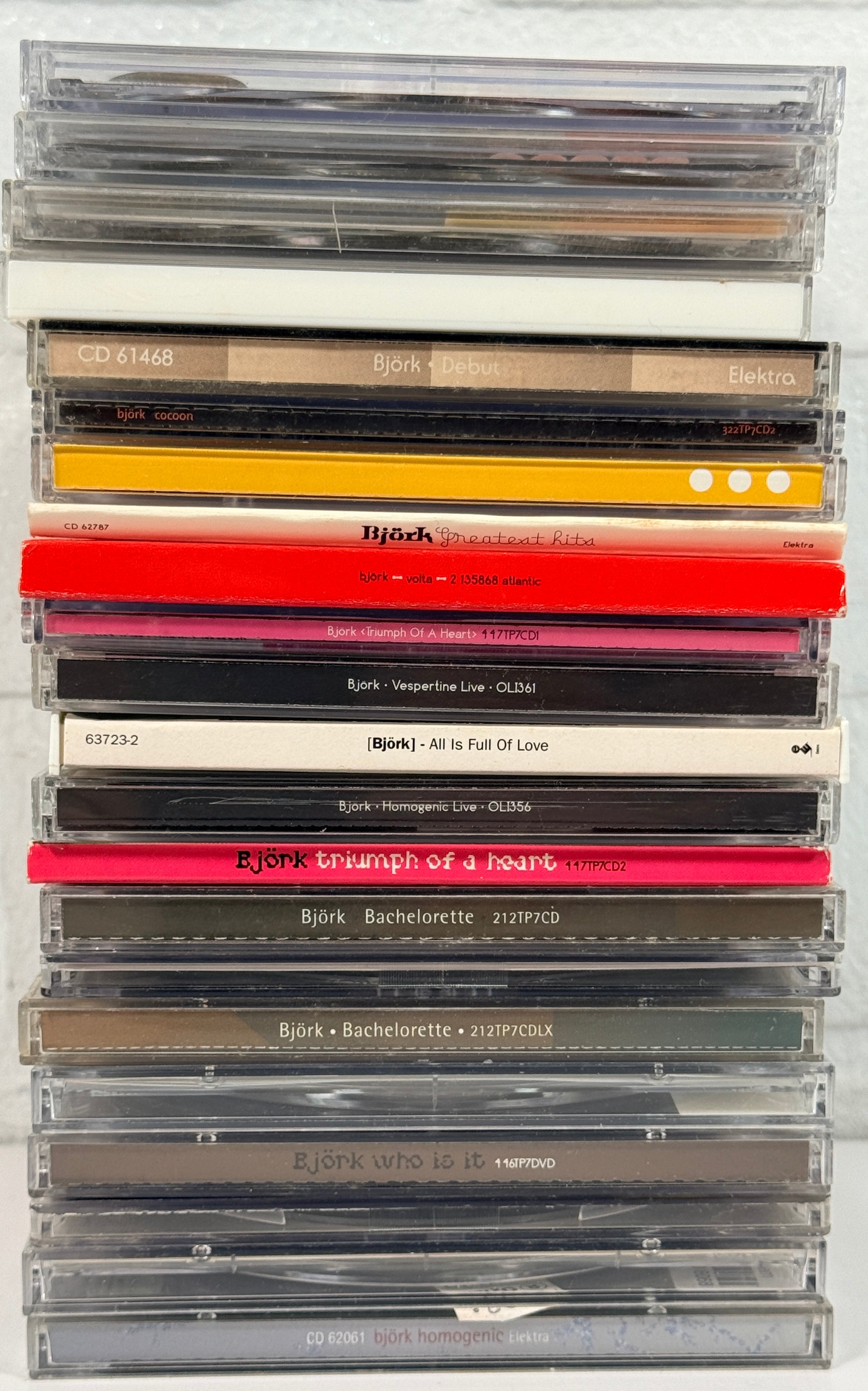 Björk, CD Singles & Albums Lot, 22 Disc Collection, Rare Imports