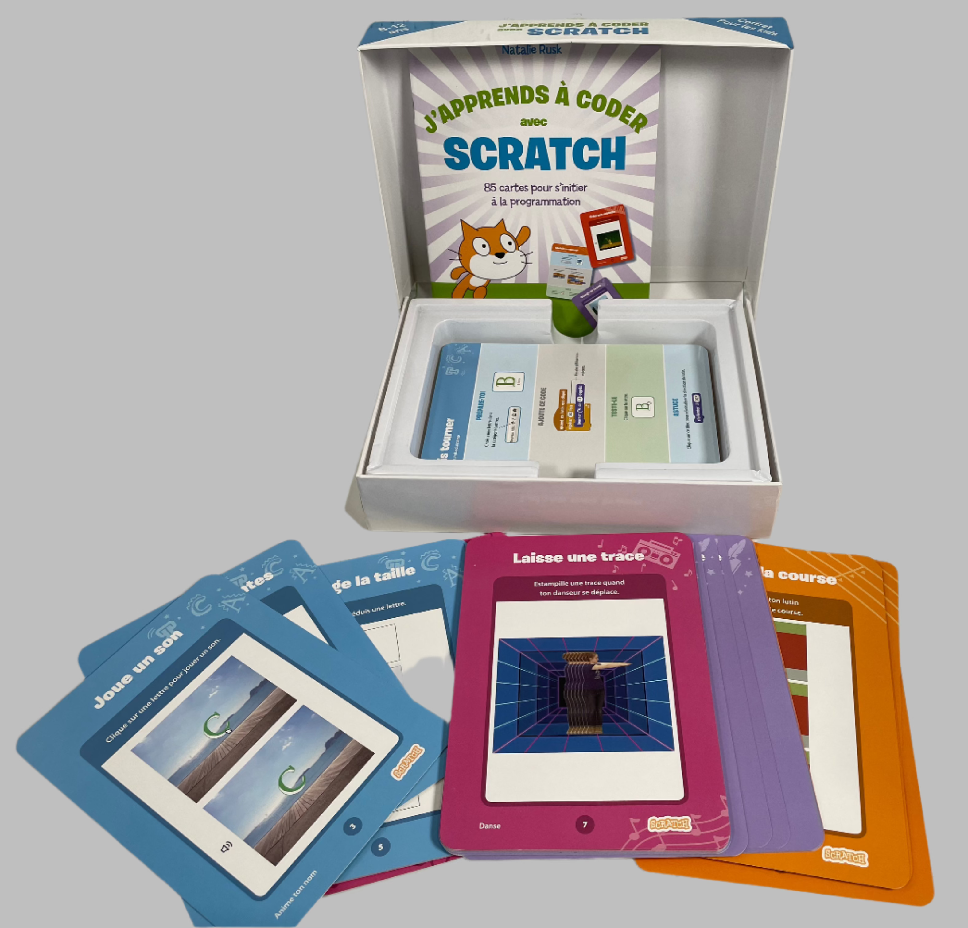 Coffret J'apprends à coder avec Scratch : 85 cartes pour débuter Nathalie Rusk