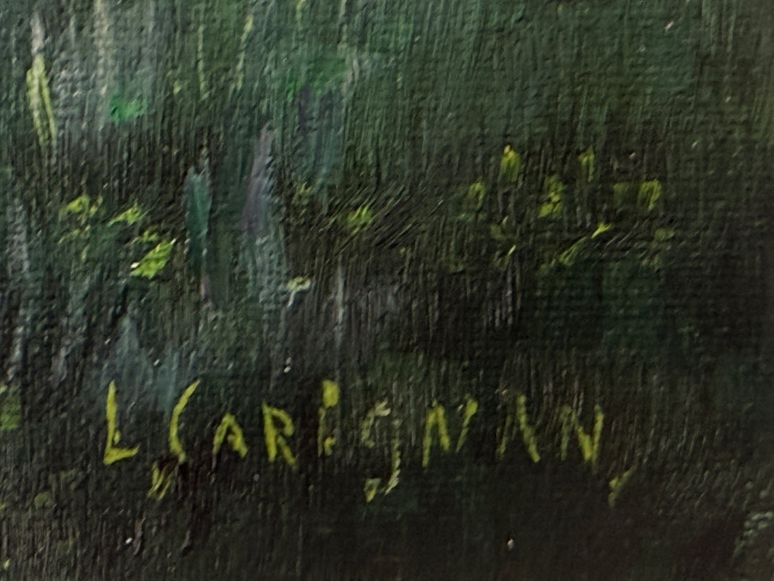 Quebec Landscape Oil Painting – Laurette Carignan Signed Art