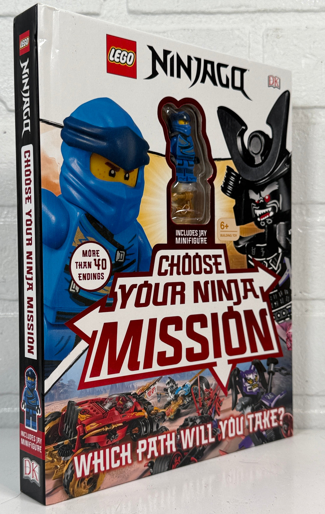LEGO Ninjago – Choisissez votre livre de missions ninja avec la figurine Jay