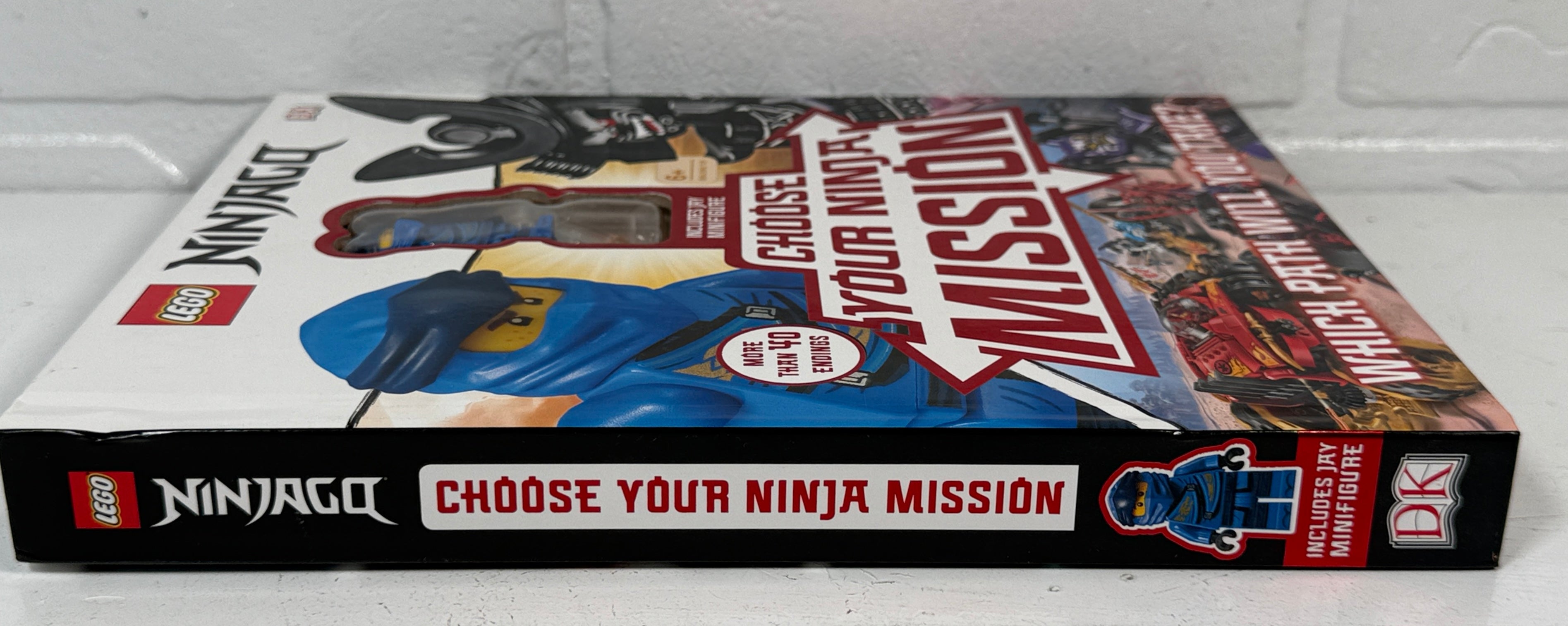 LEGO Ninjago – Choisissez votre livre de missions ninja avec la figurine Jay