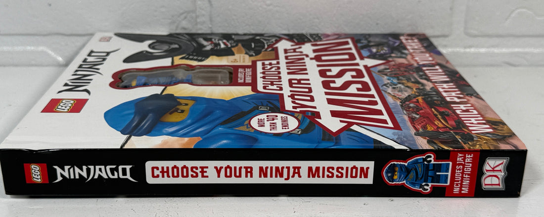 LEGO Ninjago – Choisissez votre livre de missions ninja avec la figurine Jay