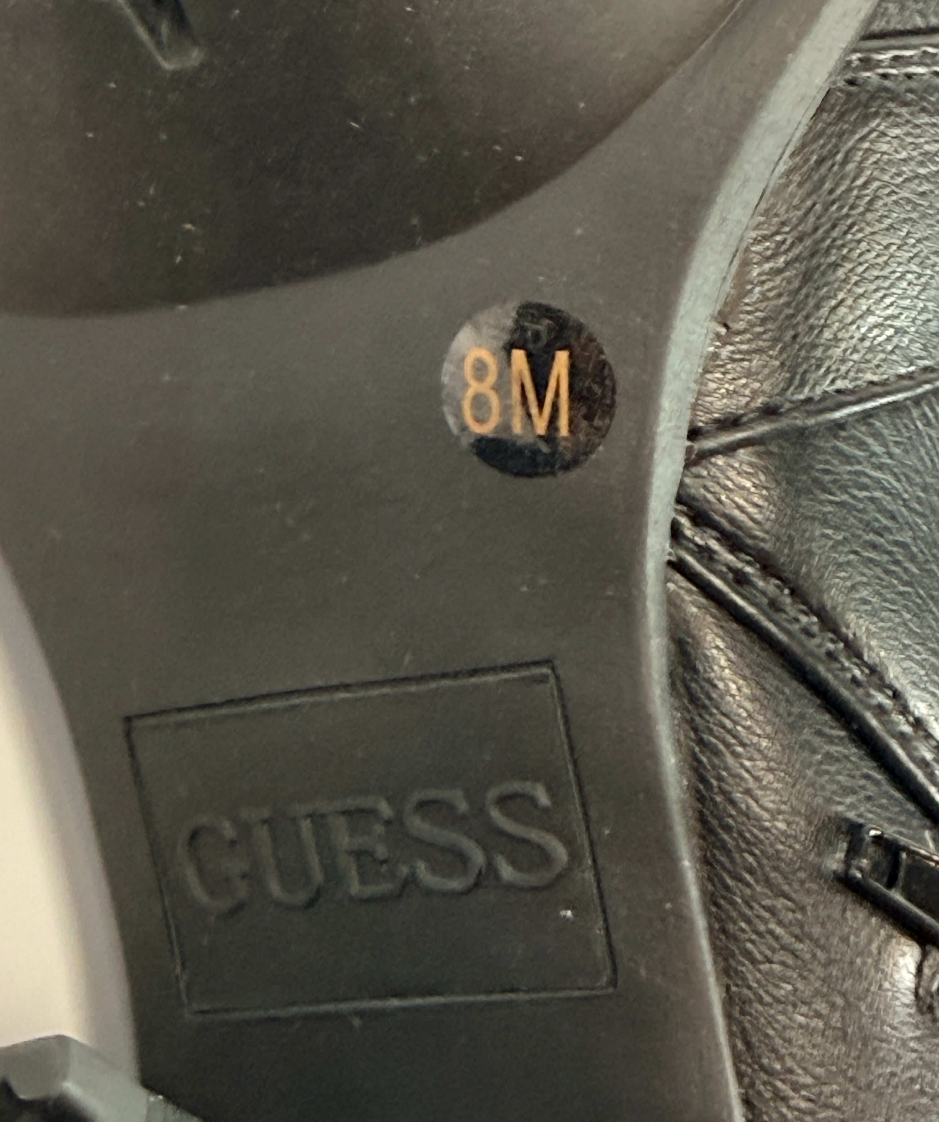 GUESS black platform ankle boots with faux fur trim, lace-up front, side zip and chunky heel. New in box designer women’s fashion boots.