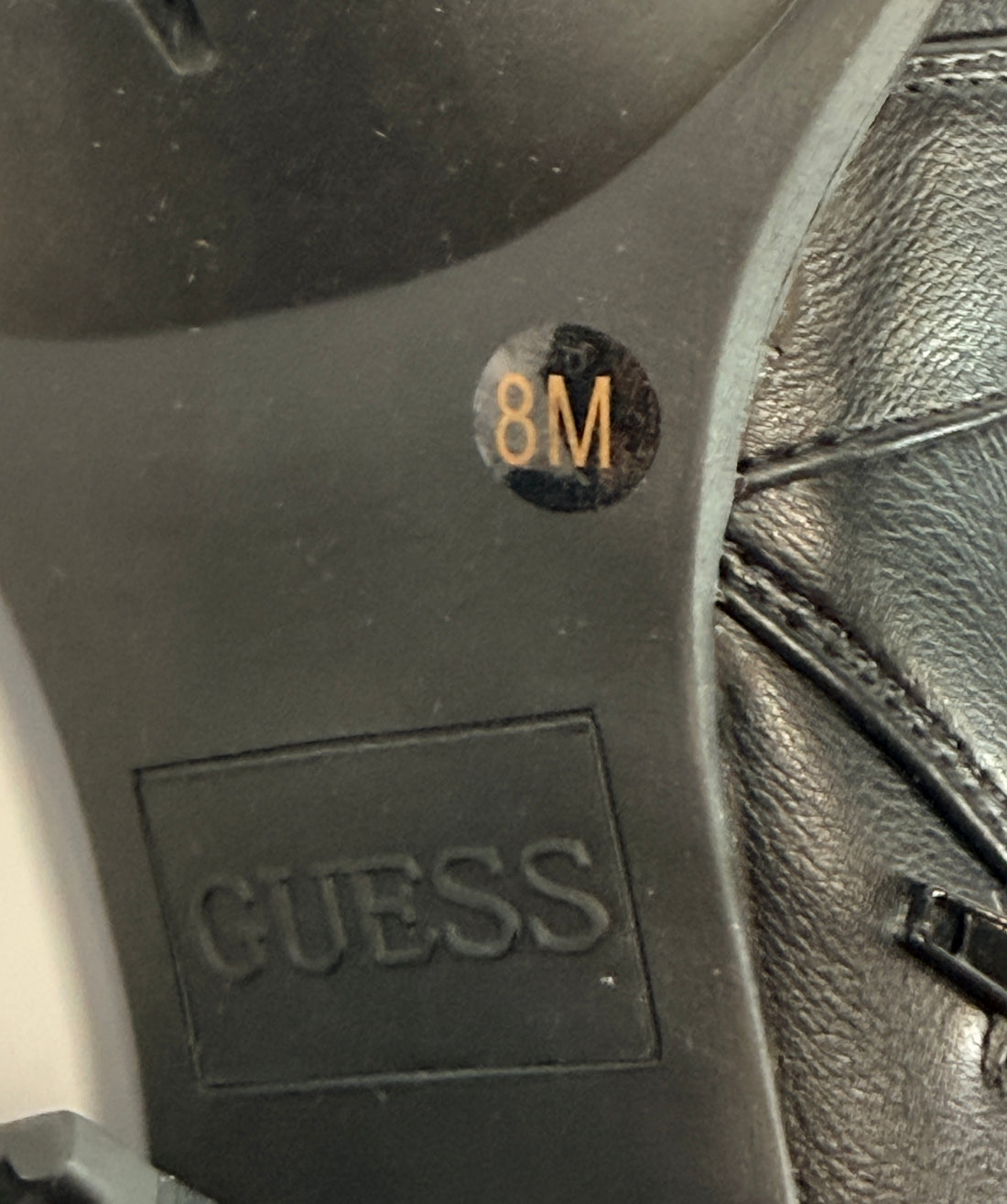 GUESS black platform ankle boots with faux fur trim, lace-up front, side zip and chunky heel. New in box designer women’s fashion boots.