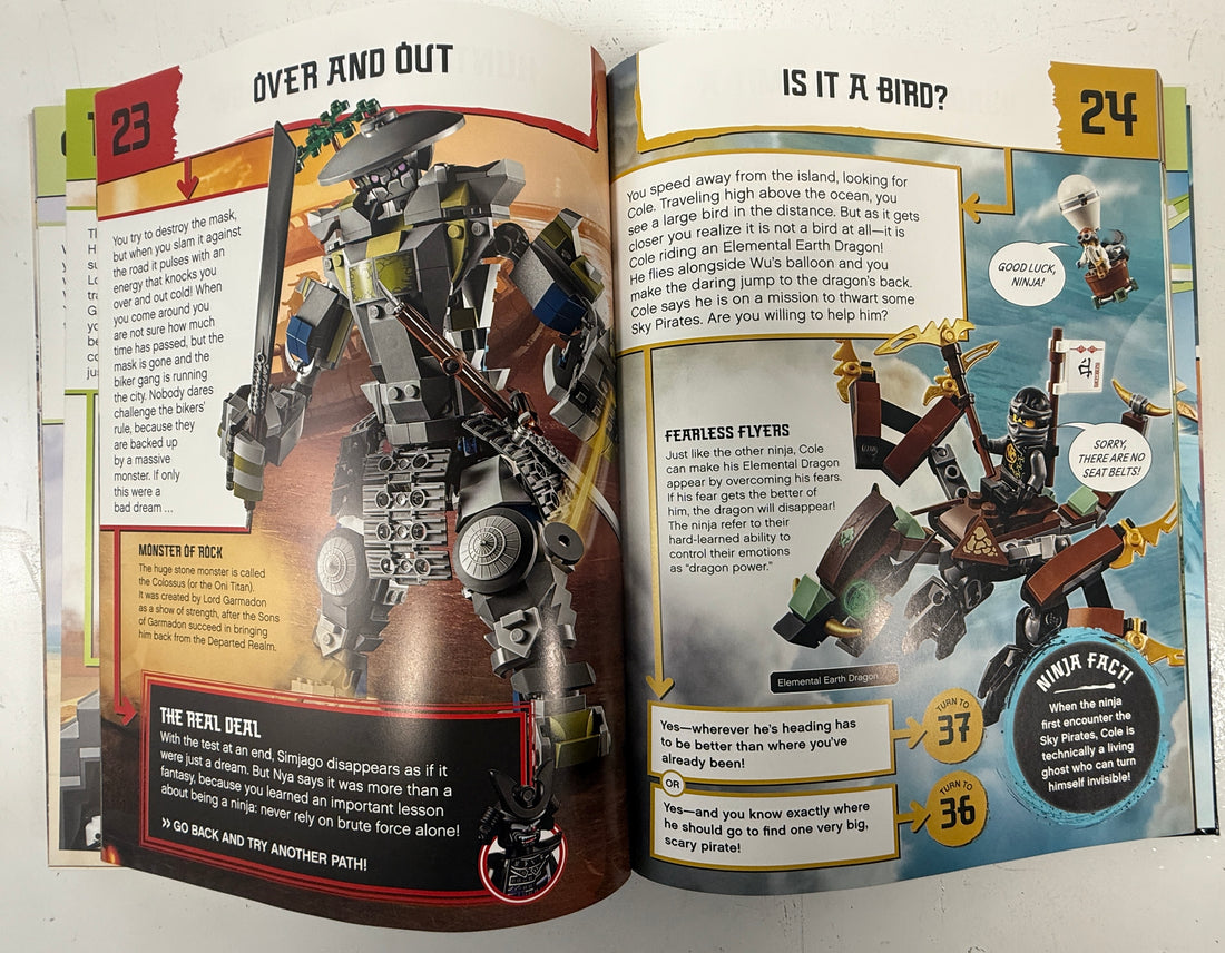 LEGO Ninjago – Choisissez votre livre de missions ninja avec la figurine Jay
