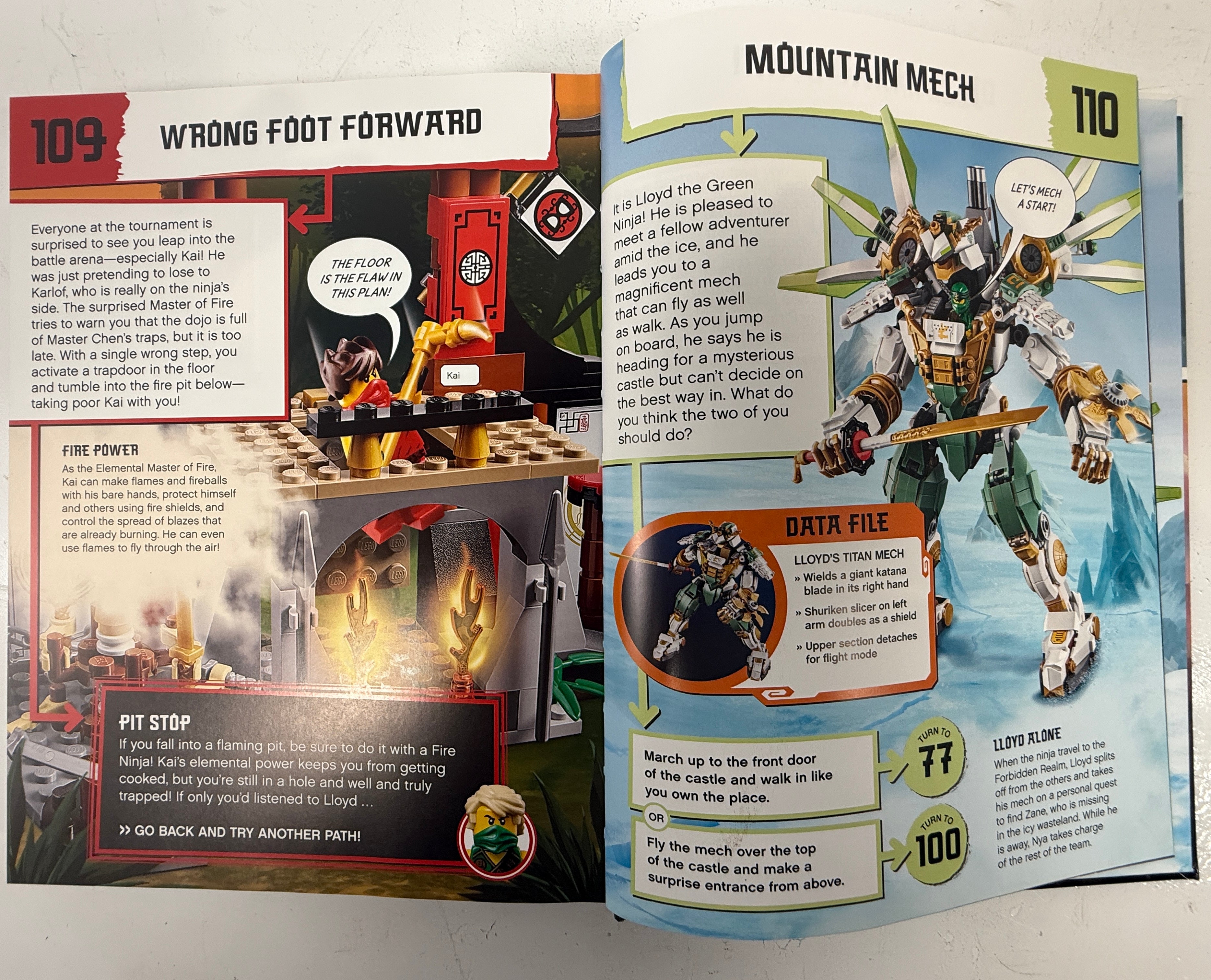 LEGO Ninjago – Choisissez votre livre de missions ninja avec la figurine Jay