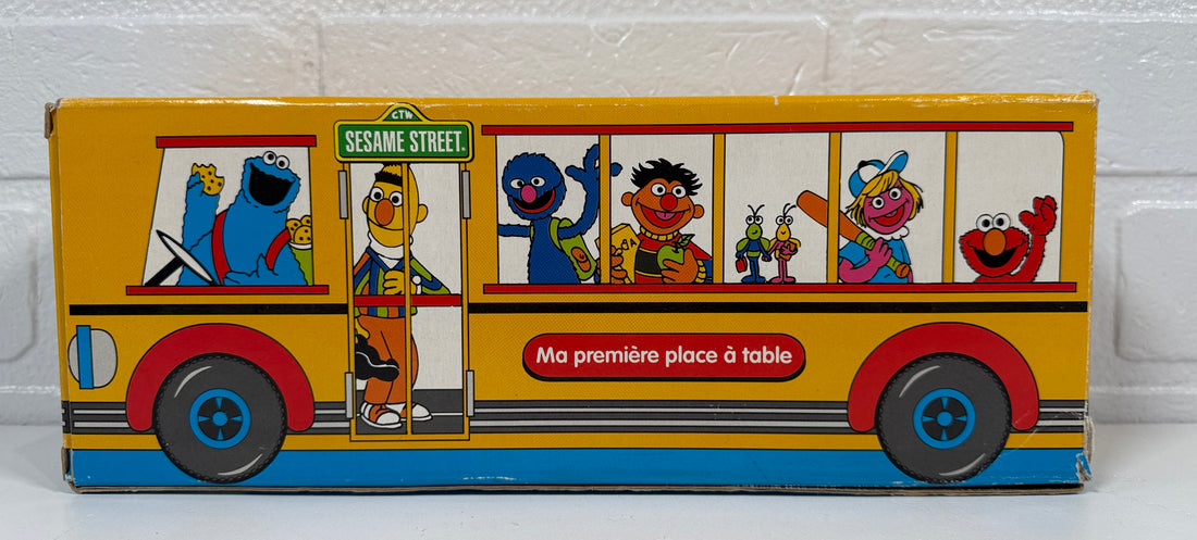 Set de table Sesame Street pour enfants – Elmo, Ernie et Bert avec boîte