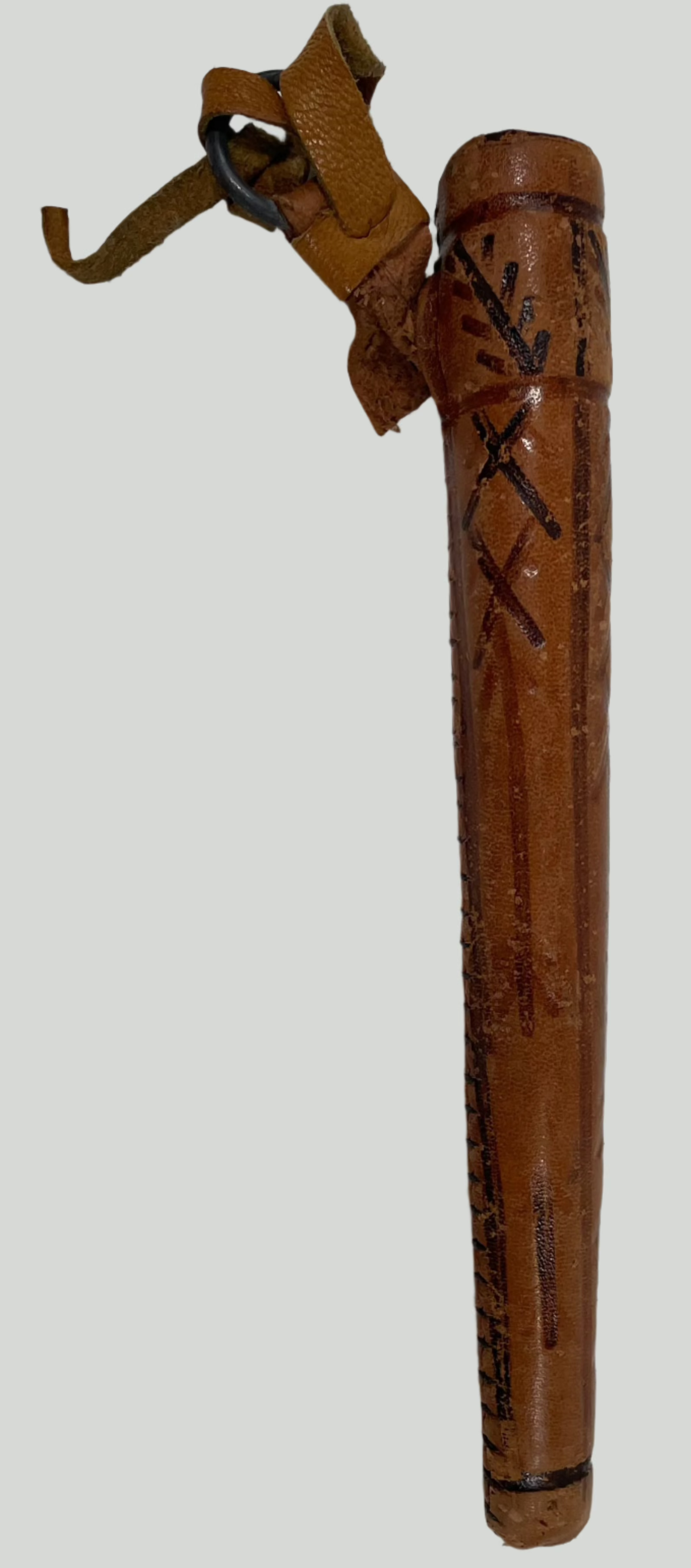 Handcrafted Tribal-Style Dagger / Letter Opener – Forged Steel, Wood & Copper – Vintage Look