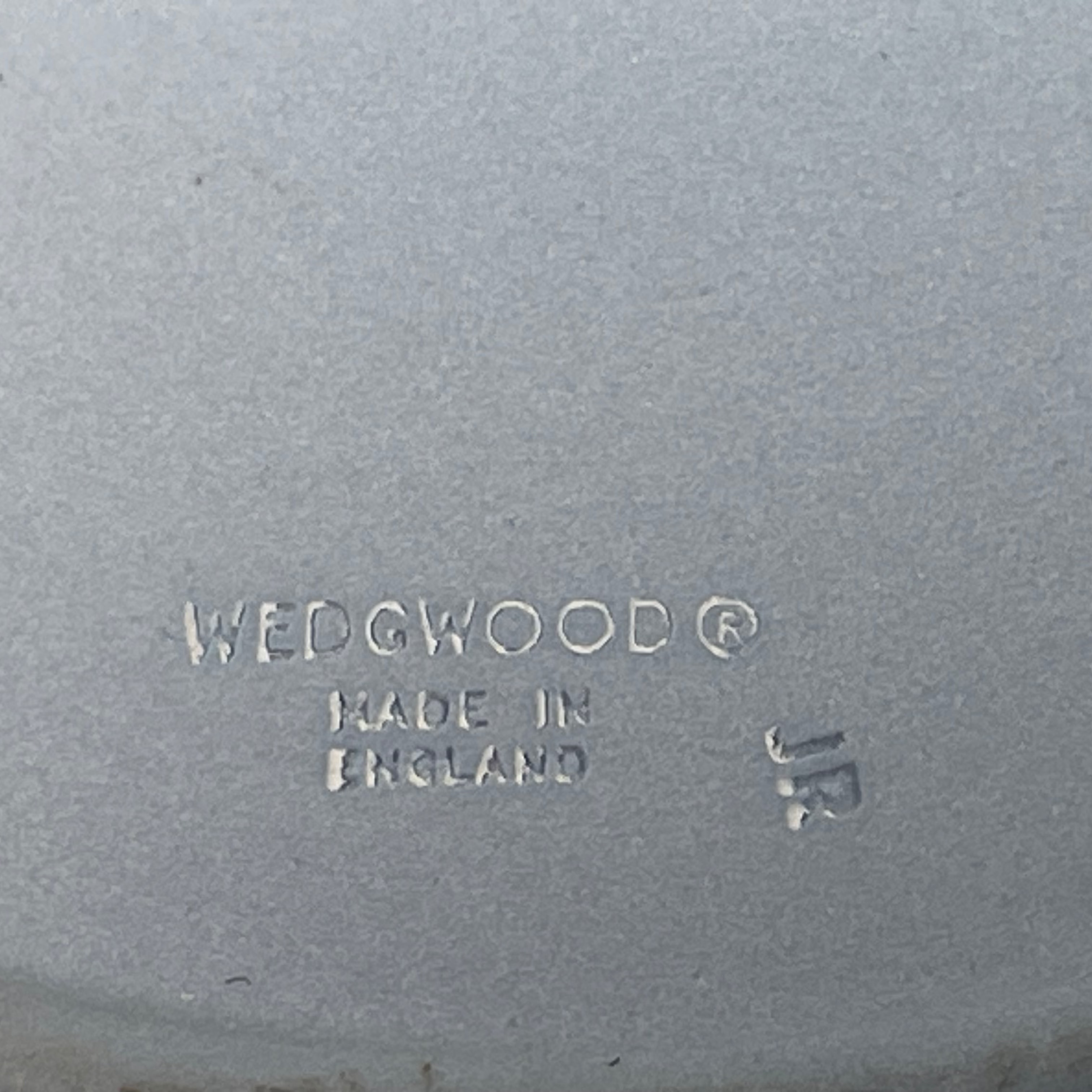 Vintage Wedgwood Jasperware Plate Blue &amp; White – 10.5" Classical Scene – Made in England