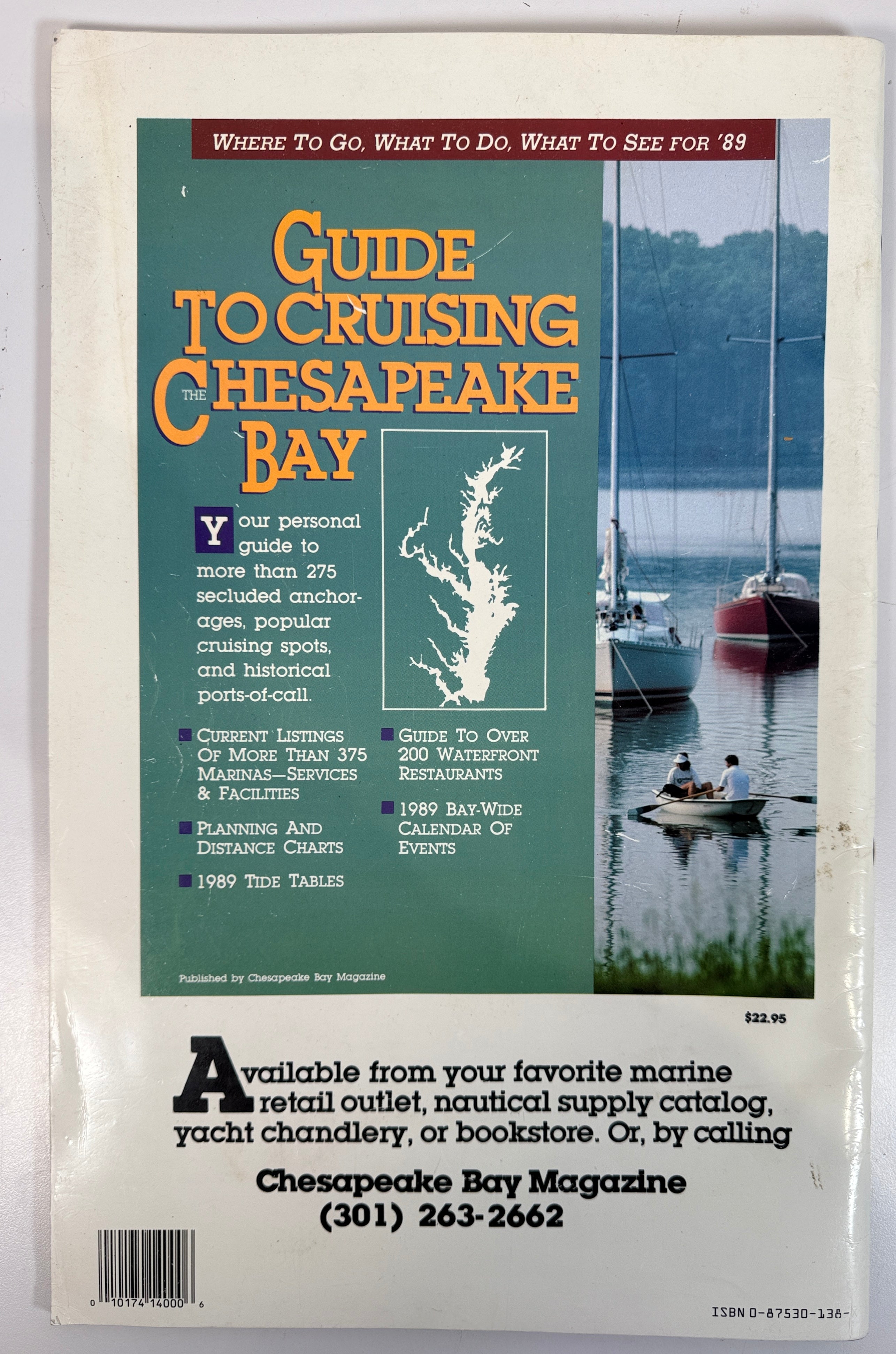 Vintage ADC Chesapeake Bay waterproof chartbook softcover with nautical maps of Maryland and Virginia. Great for boating,&nbsp;