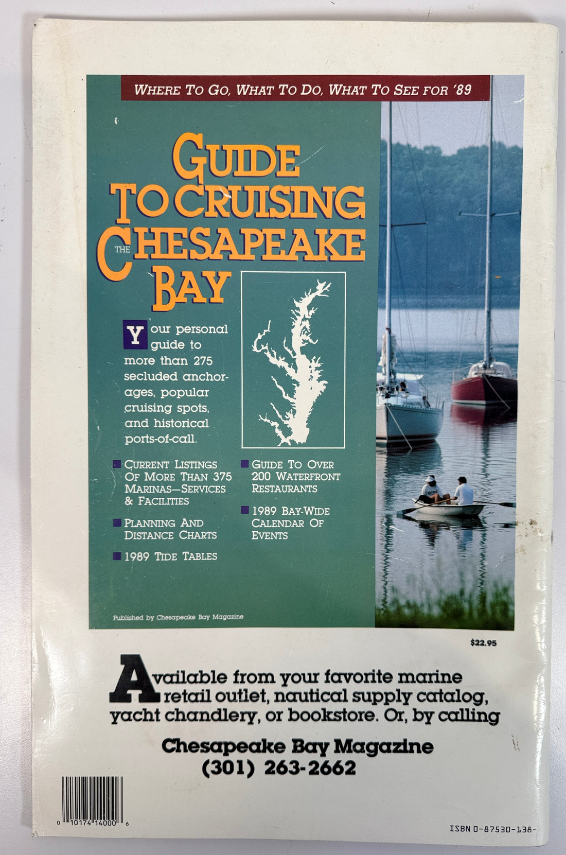 Vintage ADC Chesapeake Bay waterproof chartbook softcover with nautical maps of Maryland and Virginia. Great for boating,&nbsp;