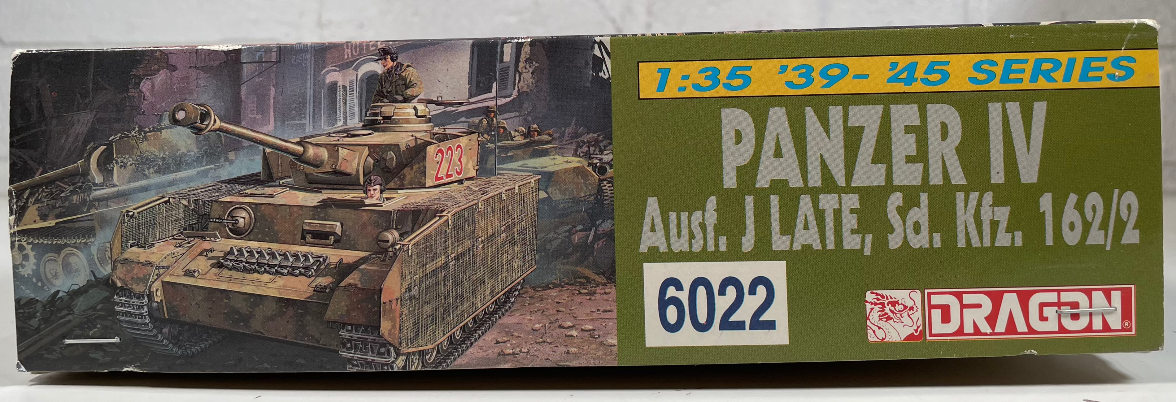 WWII Panzer IV Ausf. J Model Kit – Dragon 1:35 Scale – Kit #6022 – Open Box, Sealed Contents
