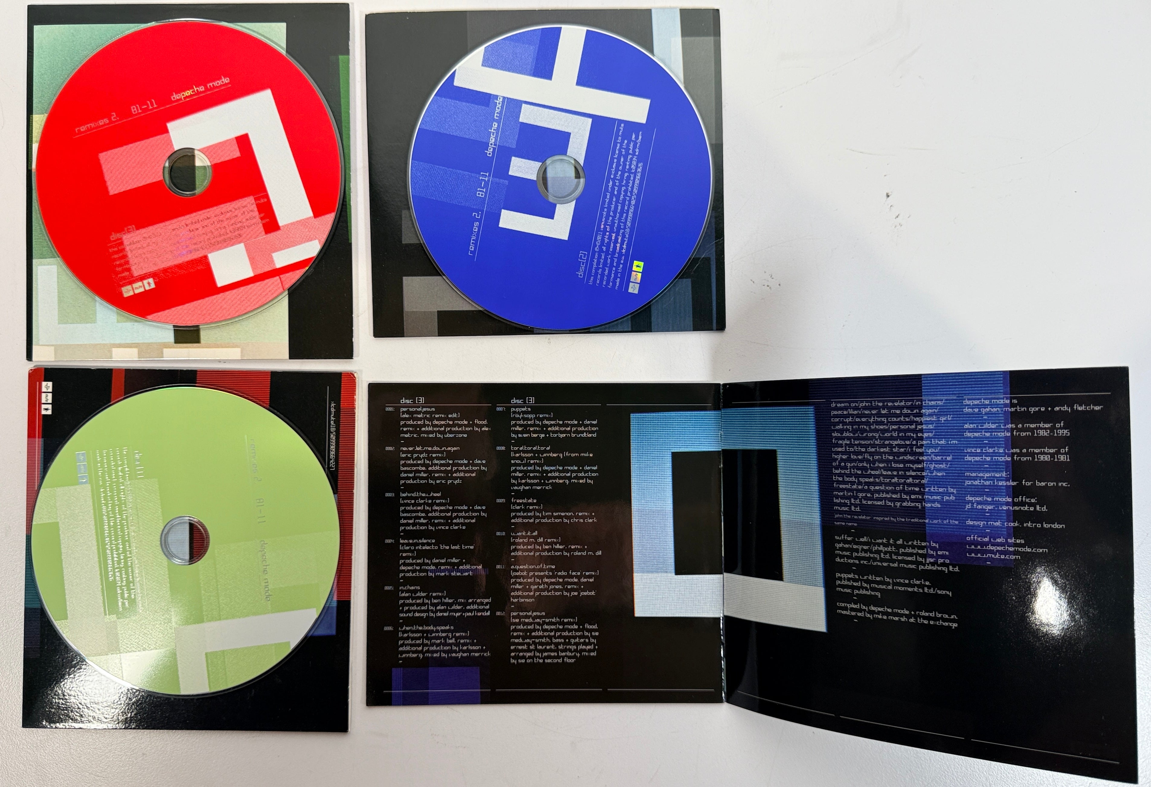 洋楽 Depeche Mode Remix Collection Vol.2 Jap Depeche Mode, Remixes 2 81-11, 3CD Deluxe Digipak, Mute – Éco