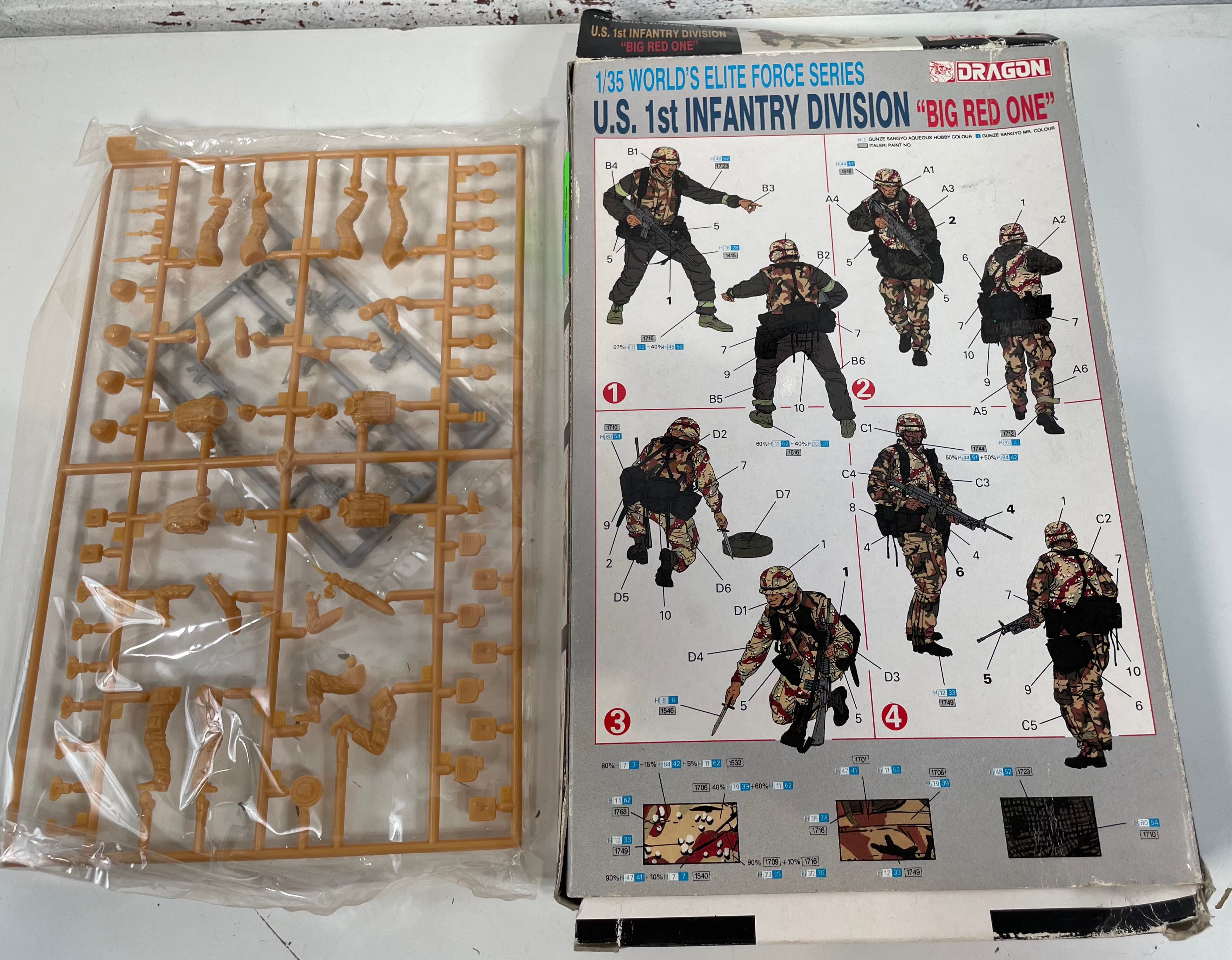 1:35 U.S. 1st Infantry “Big Red One” – Dragon Figure Kit