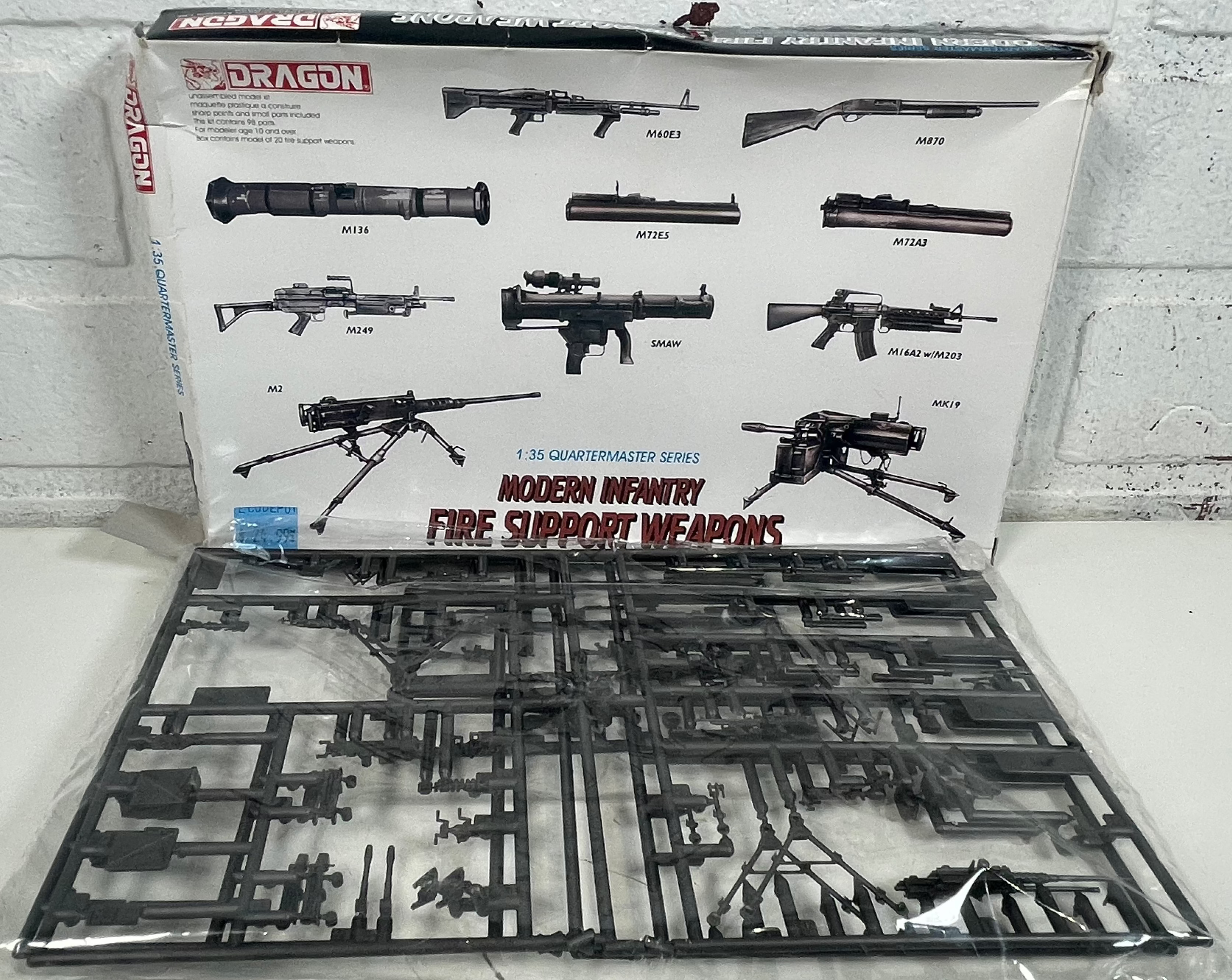 1:35 Dragon 3808, Modern Infantry Fire Support Weapons Kit