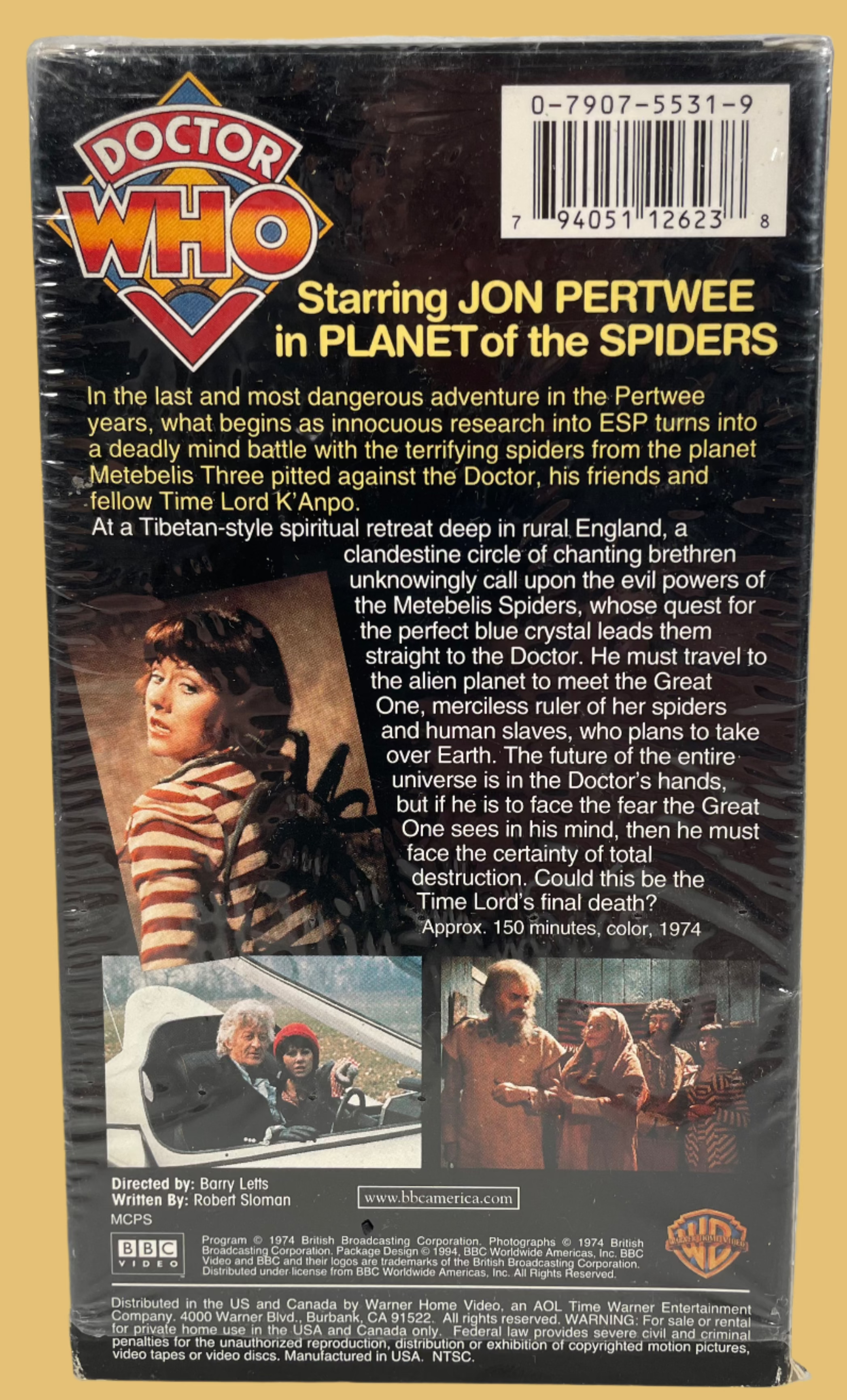 Doctor Who : La Planète des Araignées – VHS (Jon Pertwee, 1974)