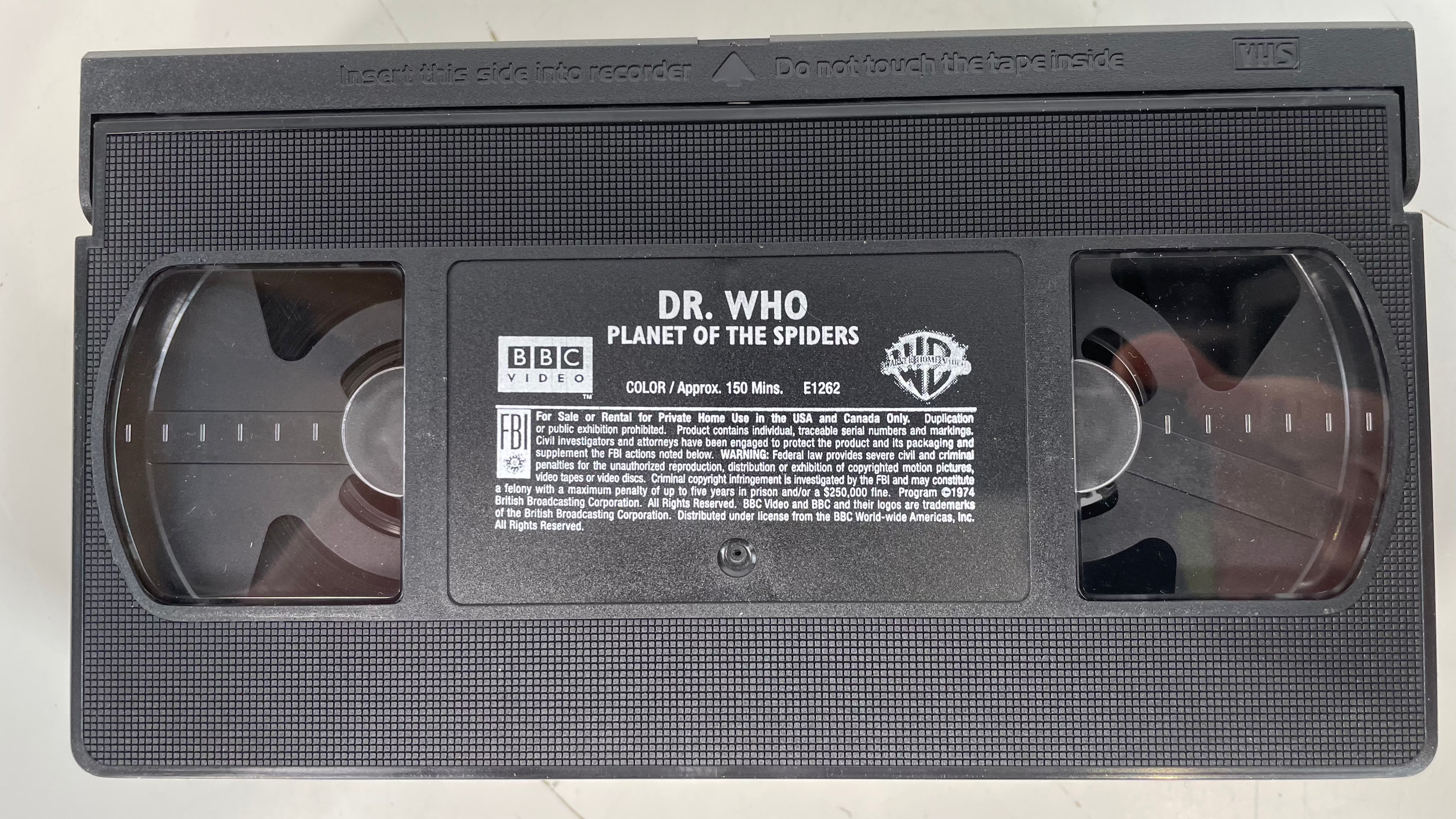 Doctor Who : La Planète des Araignées – VHS (Jon Pertwee, 1974)