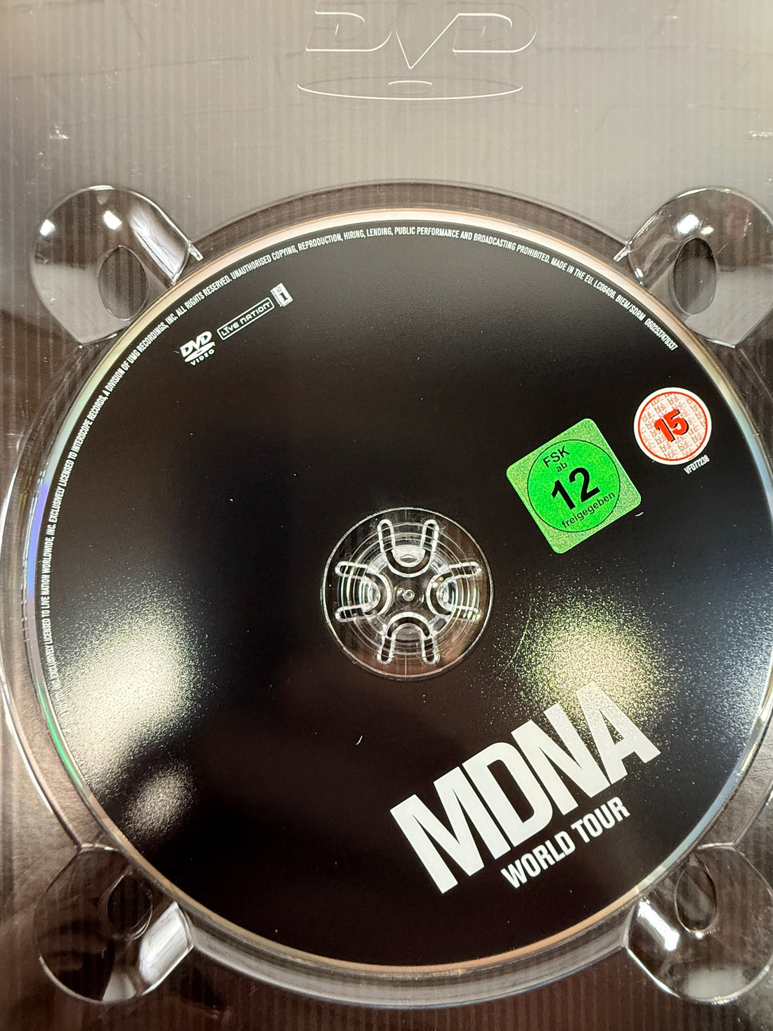 Madonna MDNA World Tour deluxe DVD + 2CD set with collector digipak packaging. Complete live concert edition with bonus content and worldwide region DVD.