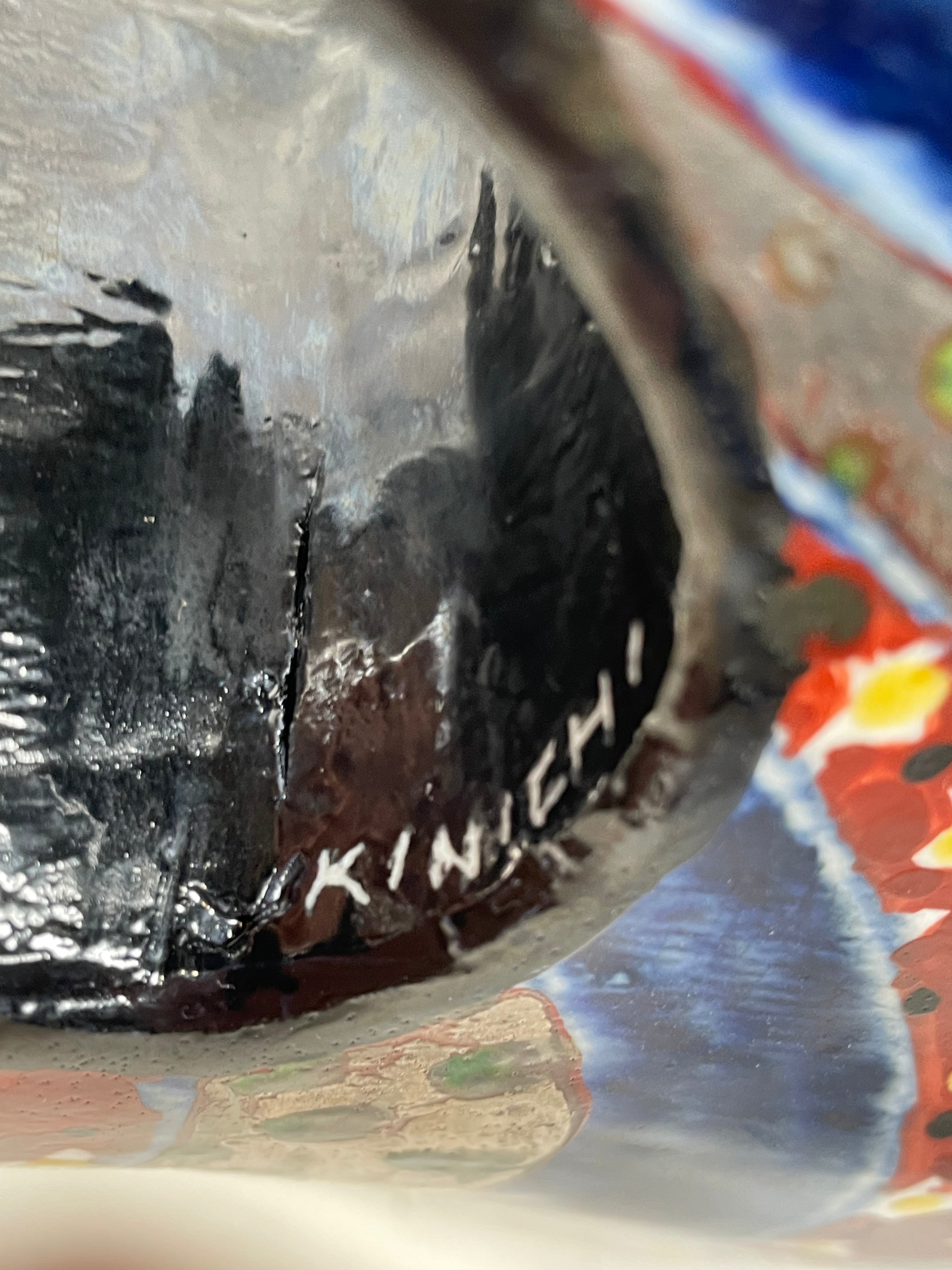 Signed Ceramic High Heel Sculpture – “Kinichi” Art Piece