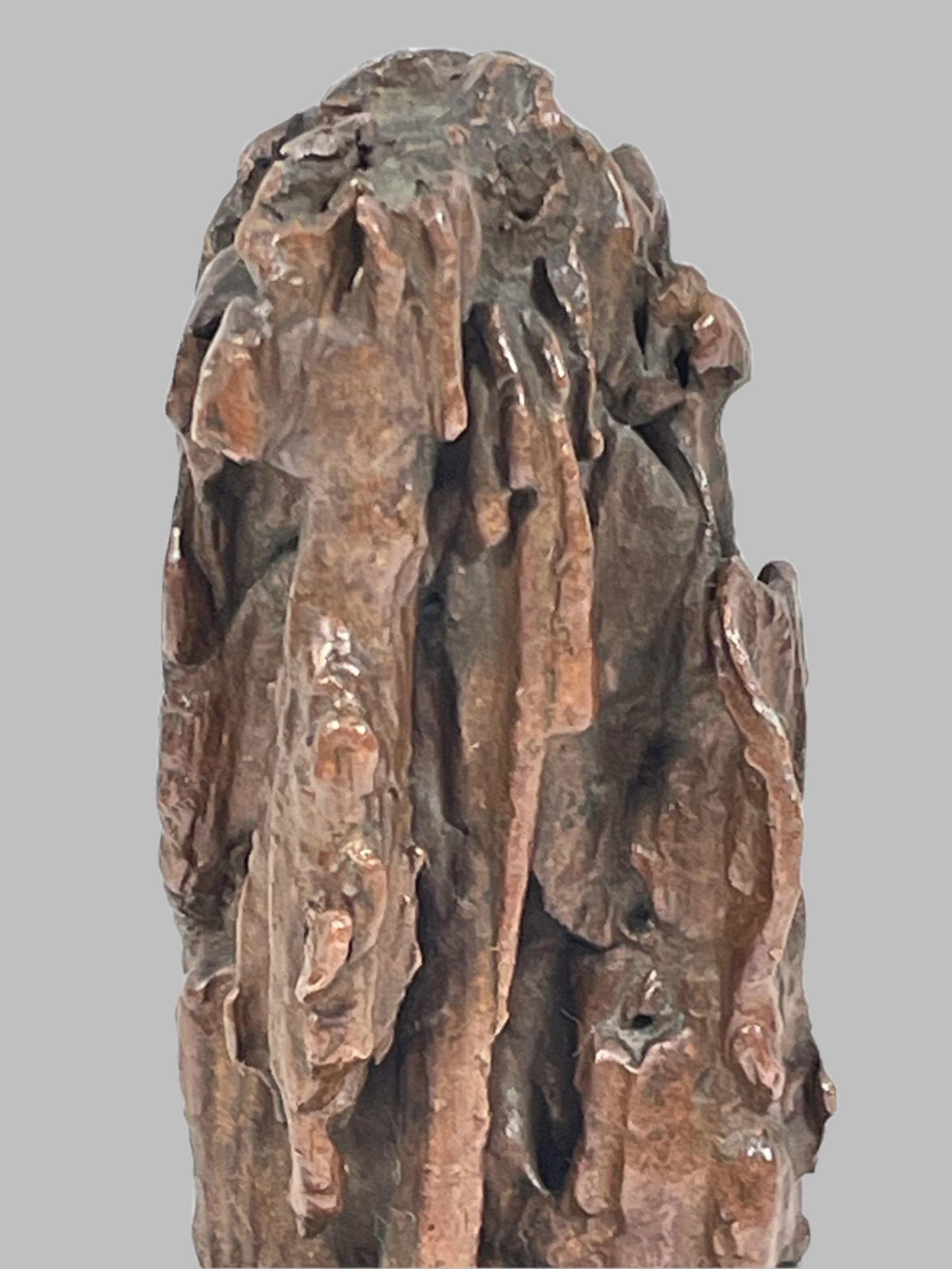 Sculpture abstraite brutaliste de style bronze – Décoration artistique moderne du milieu du siècle