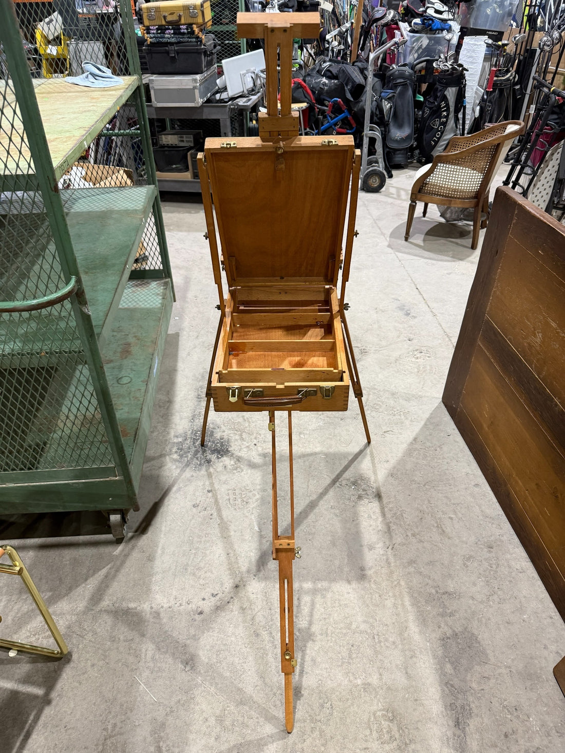 Vintage Lefranc & Bourgeois Portable French Pochade Field Box Easel – Made in Le Mans, France
