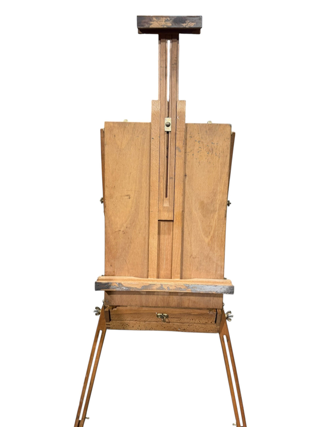 Vintage Lefranc & Bourgeois Portable French Pochade Field Box Easel – Made in Le Mans, France