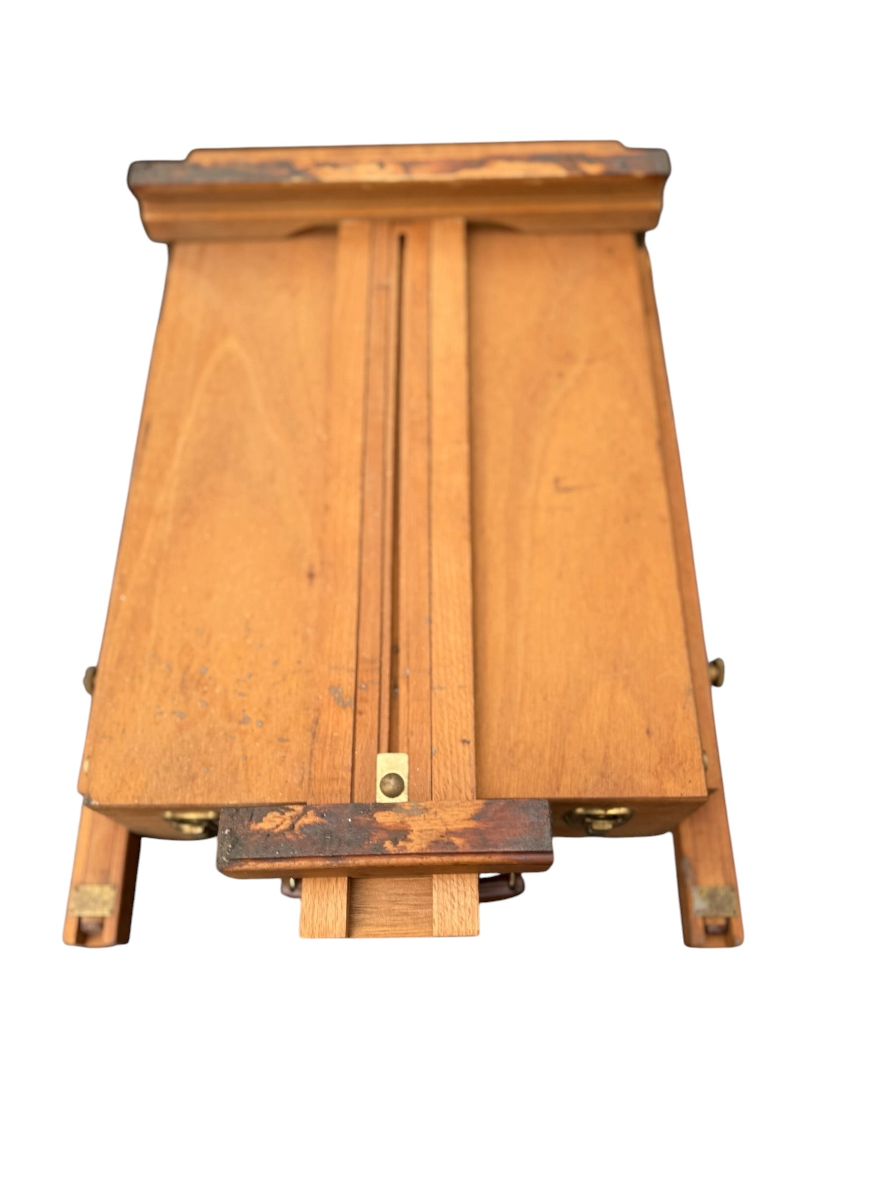 Vintage Lefranc & Bourgeois Portable French Pochade Field Box Easel – Made in Le Mans, France