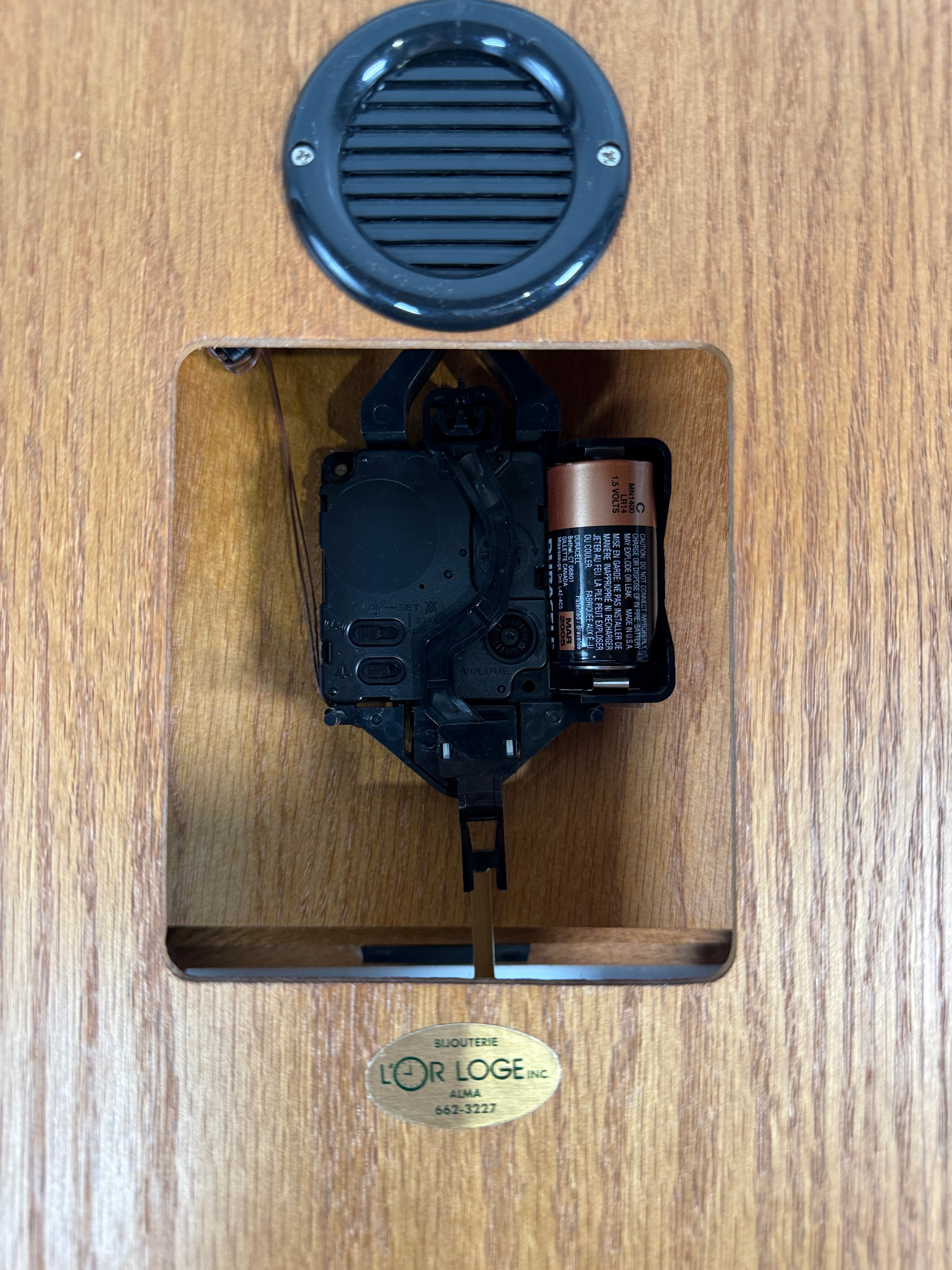 Vintage Ergo Quartz Pendulum Wall Clock – Westminster Chimes