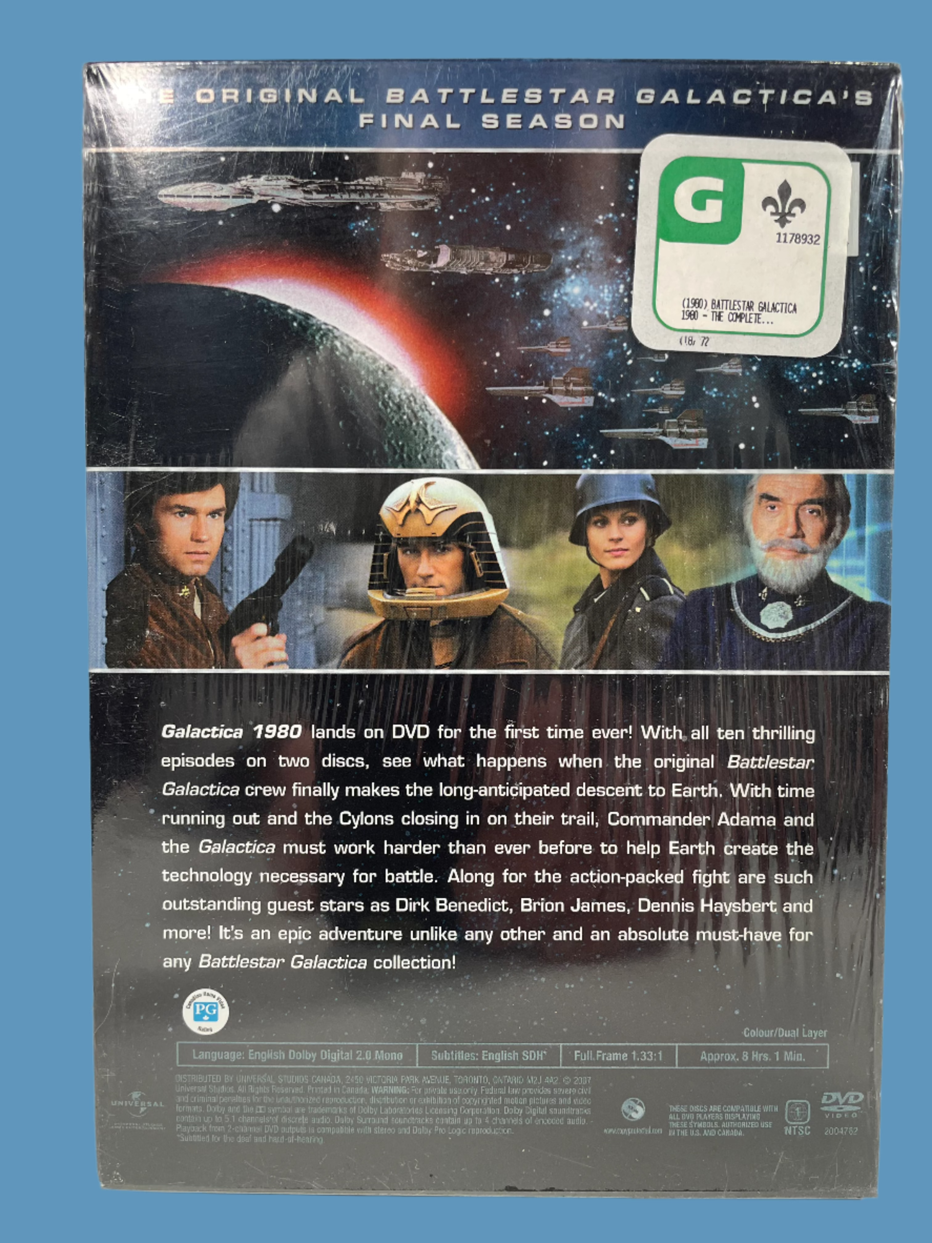 Galactica 1980 (DVD, Sealed) – The Final Chapter of Battlestar Galactica.