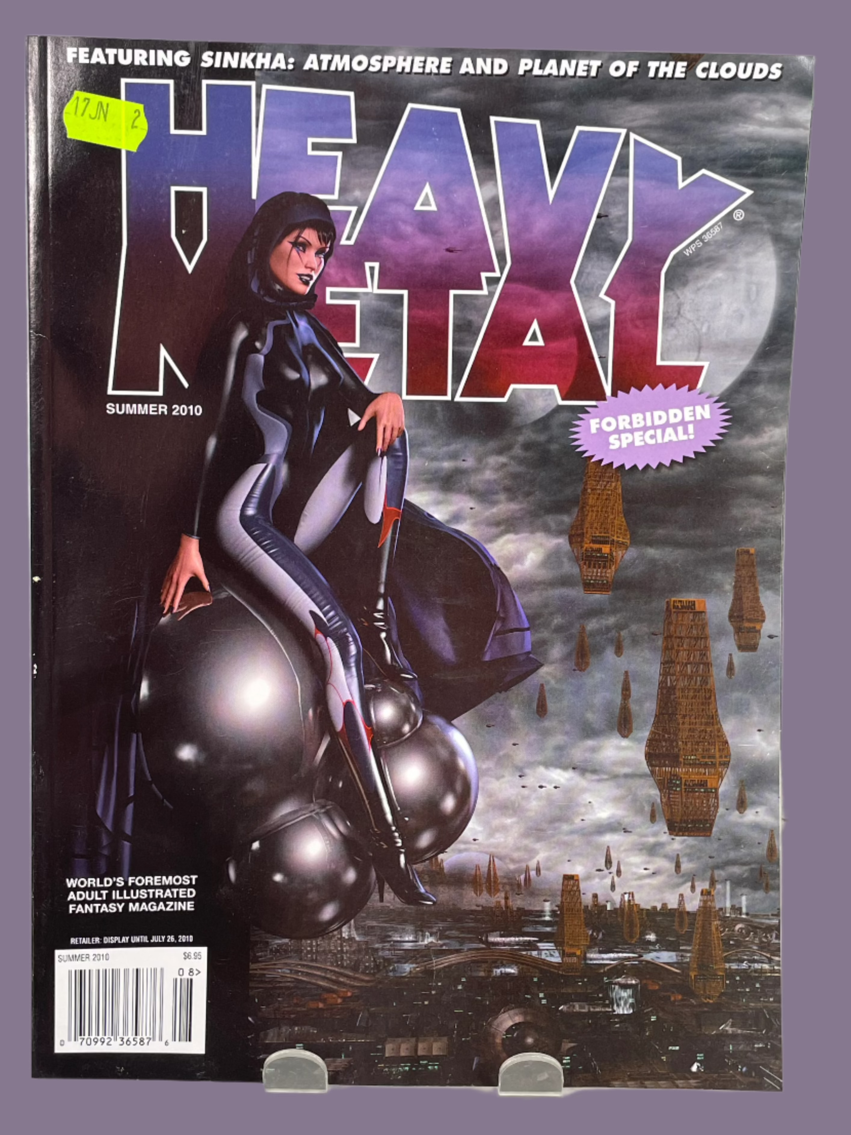 Heavy Metal Magazine Summer 2010 – Forbidden Special – Sinkha Sci-Fi Art - MINT