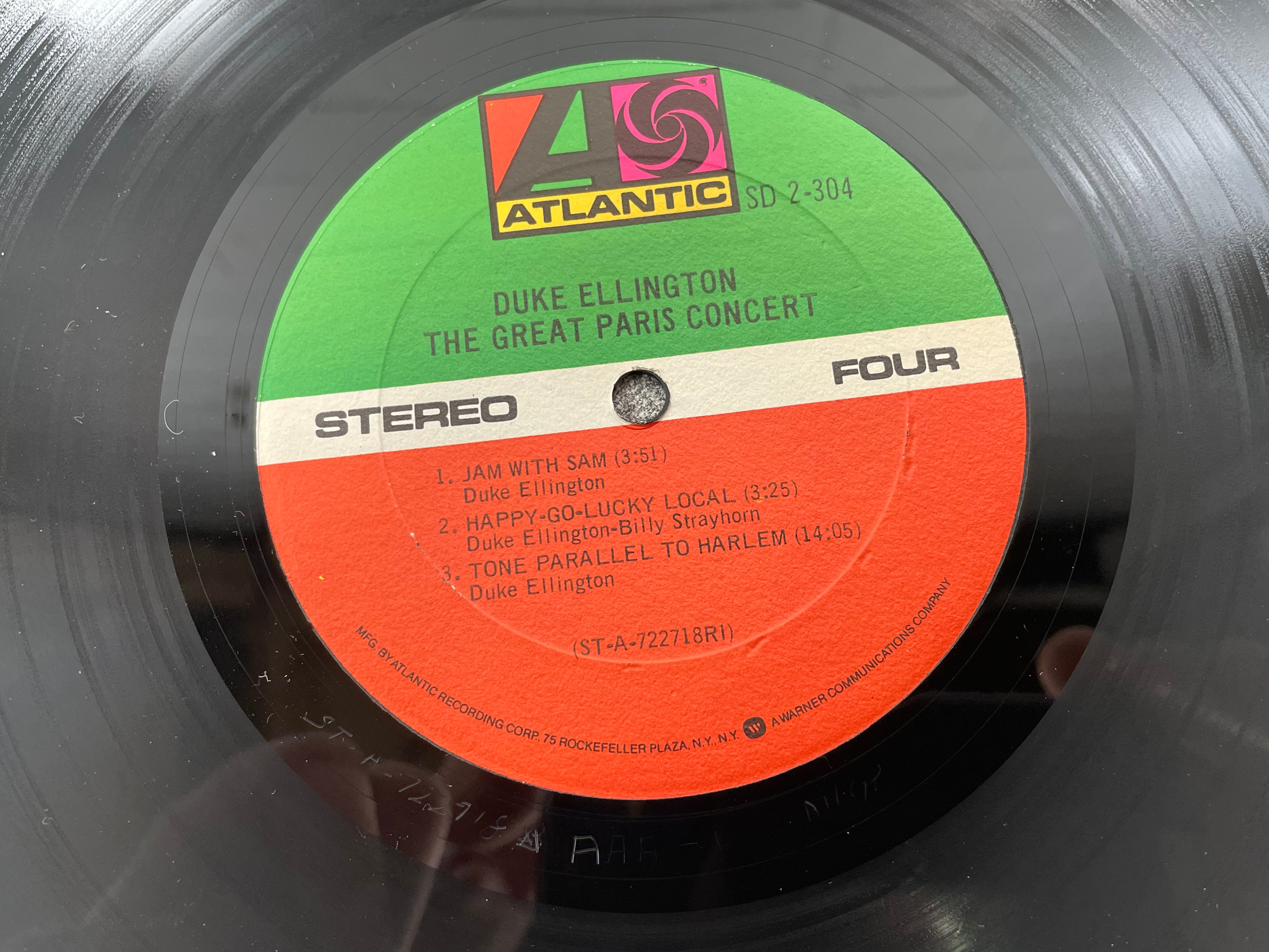 Duke Ellington – Le Grand Concert de Paris (2LP, 1973, Atlantic Records) – NM, SD 2-2304