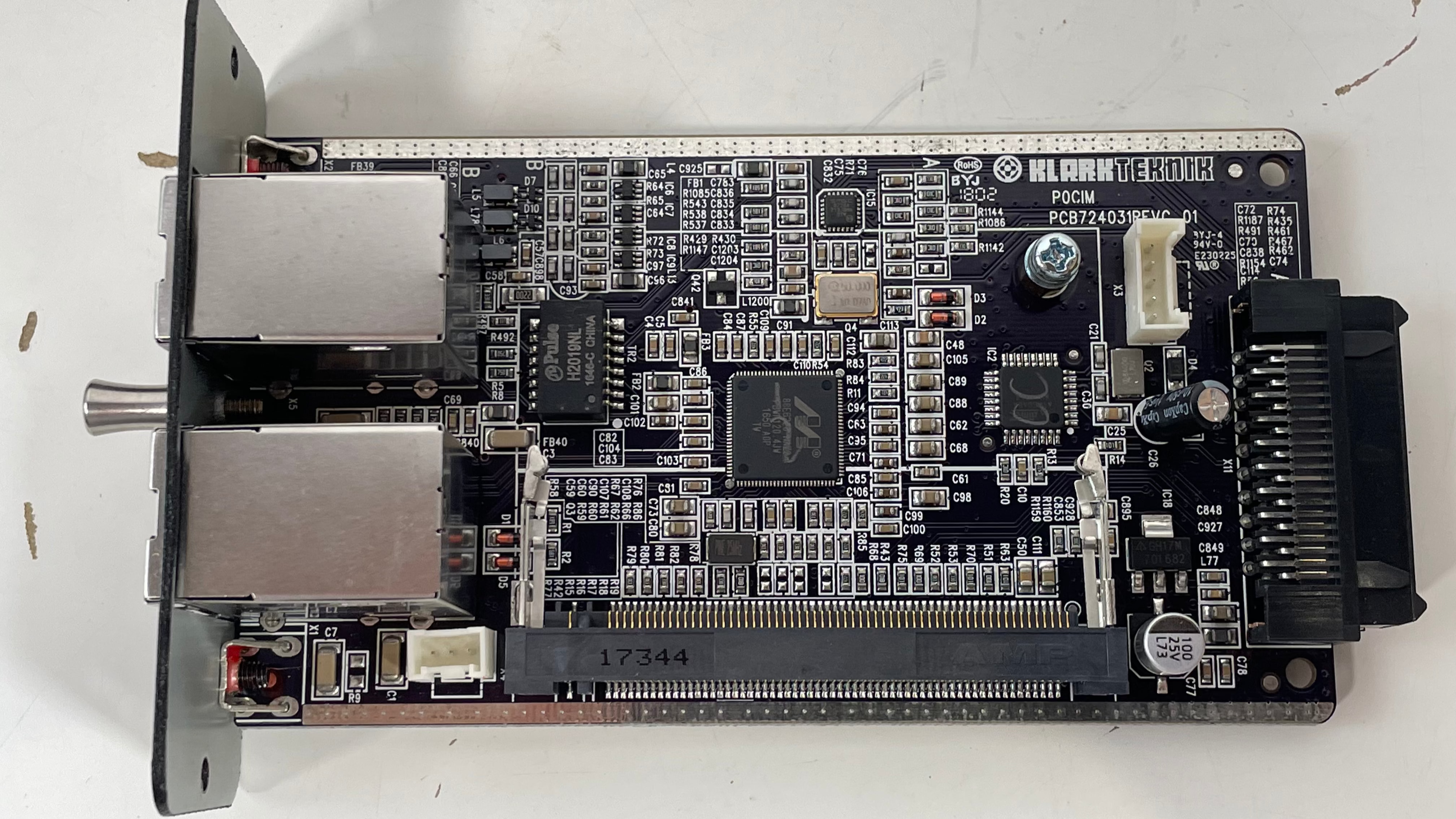 Klark Teknik DM80-DANTE Expansion Module – 16x32 Channel Dante Audio Interface for DM Series