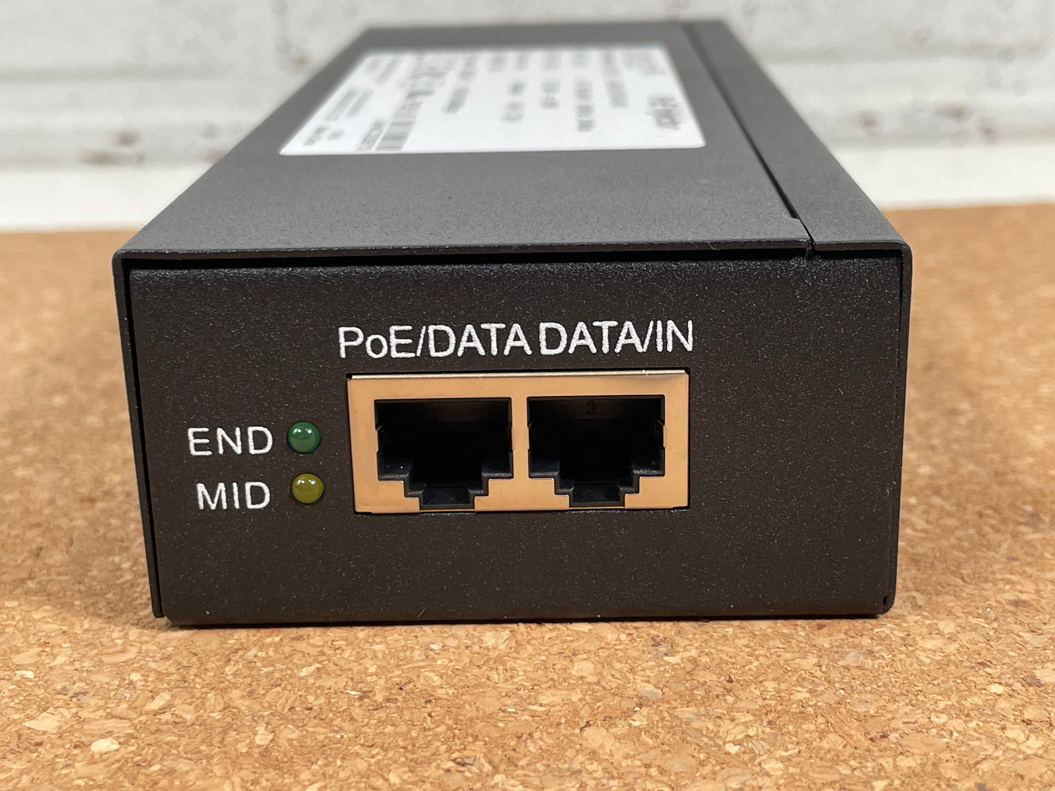 SUPLET LAS30-57CN-RJ45 PoE Injector – 30W Gigabit Midspan , IEEE 802.3at PoE+