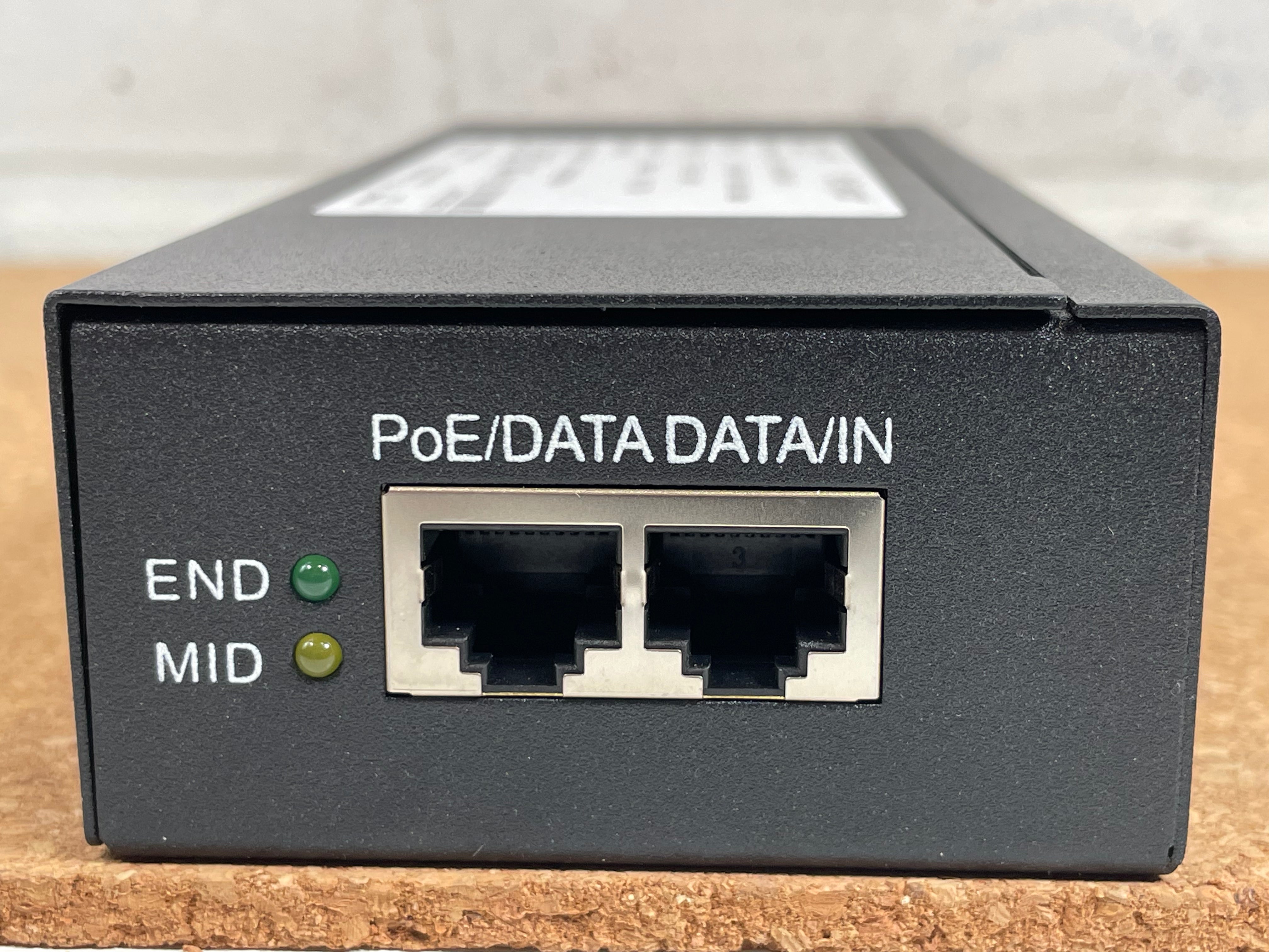 SUPLET LAS30-57CN-RJ45 PoE Injector – 30W Gigabit Midspan , IEEE 802.3at PoE+