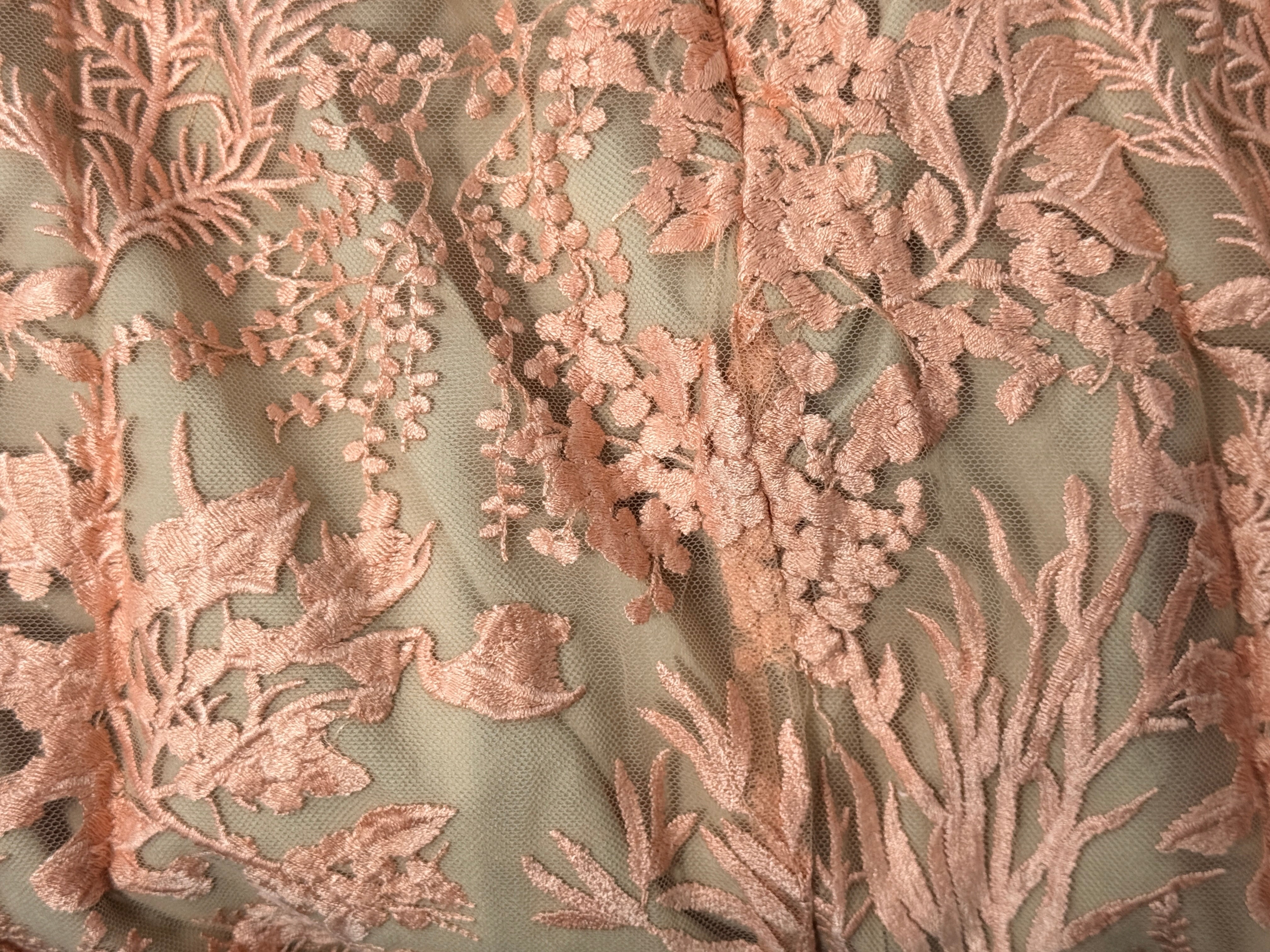Marciano Los Angeles, Robe Kailey, Robe en dentelle et maille rose corail, Taille 8. Neuve avec étiquettes