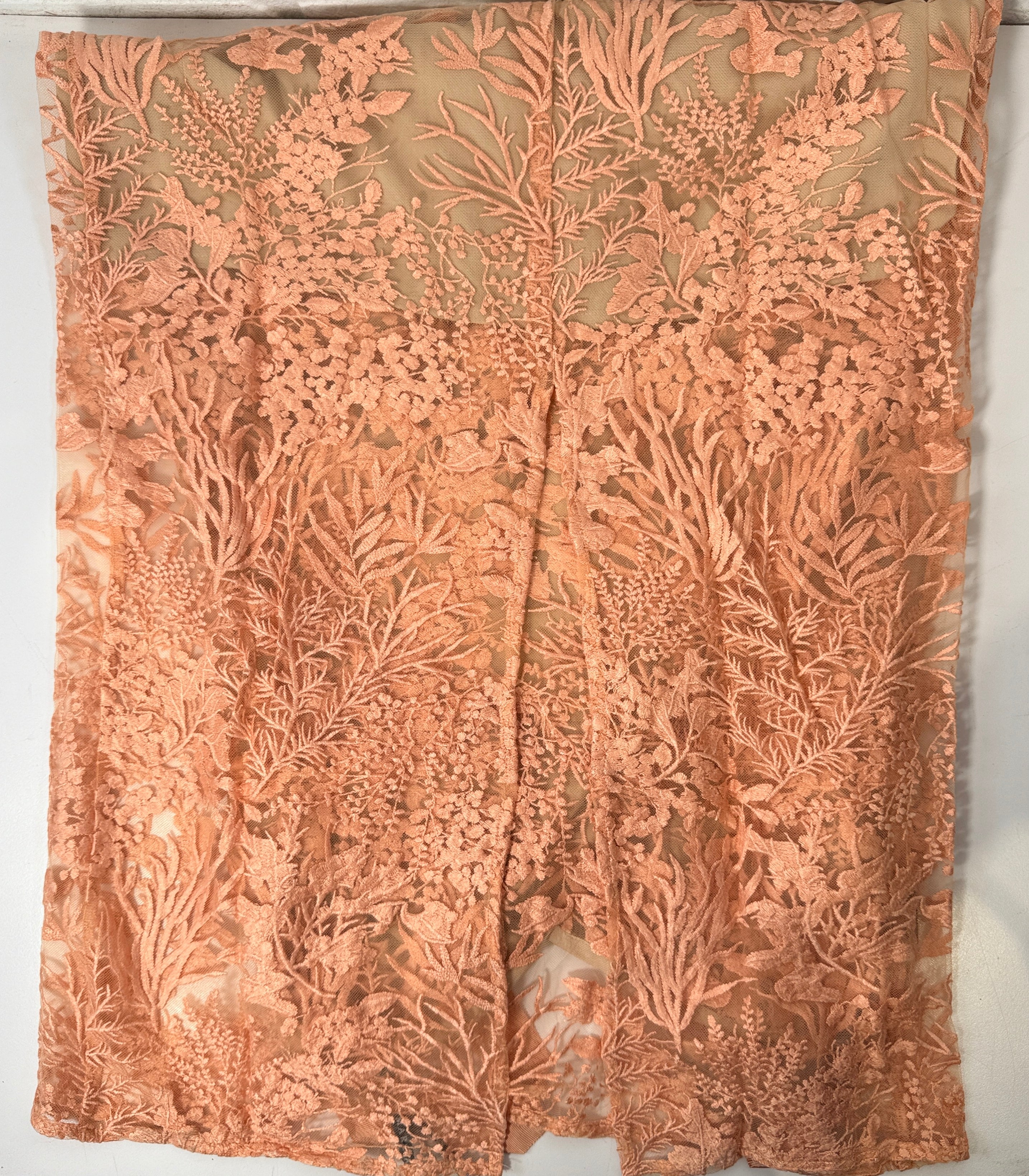 Marciano Los Angeles, Robe Kailey, Robe en dentelle et maille rose corail, Taille 8. Neuve avec étiquettes