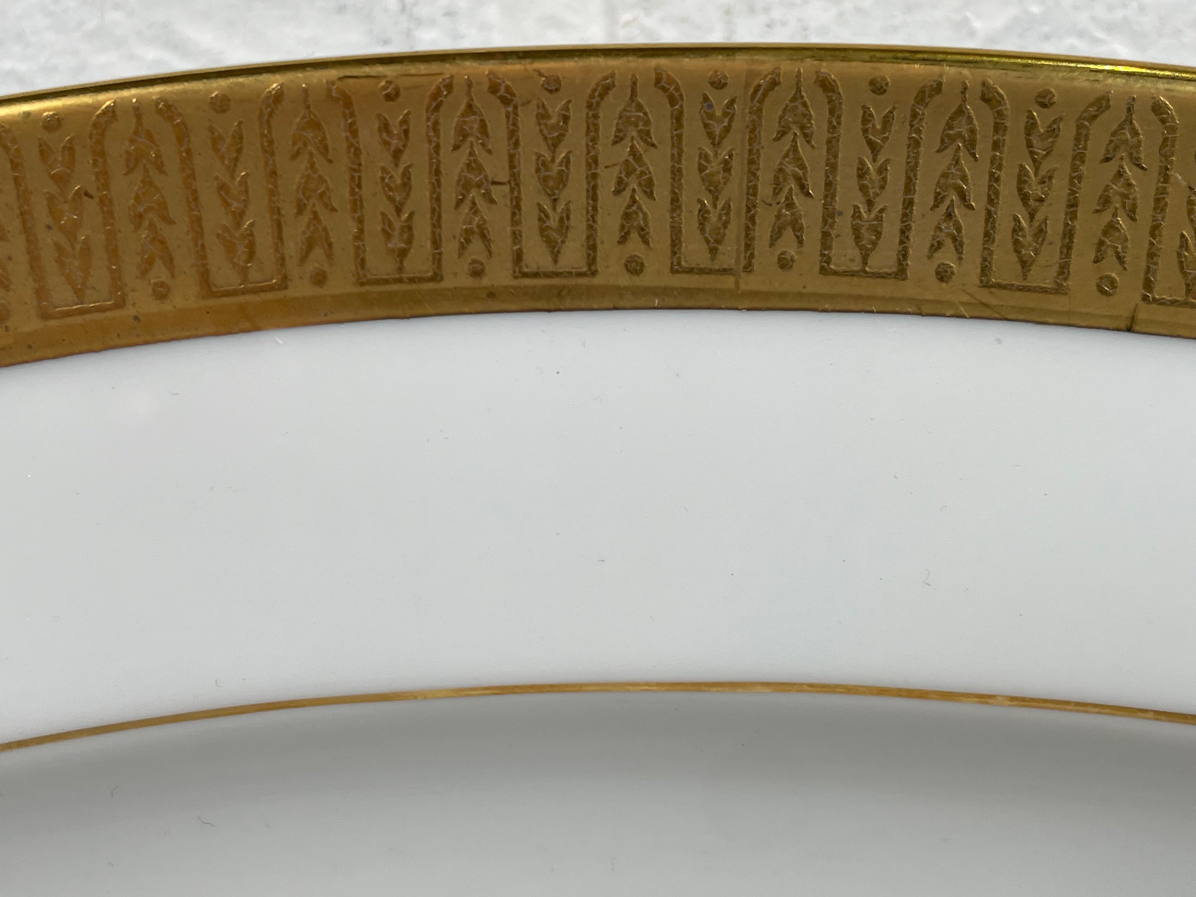 Oval Sango China #3755 Georgetown Gold Rim Platter – 14.25 in– Elegant Vintage Serving Piece