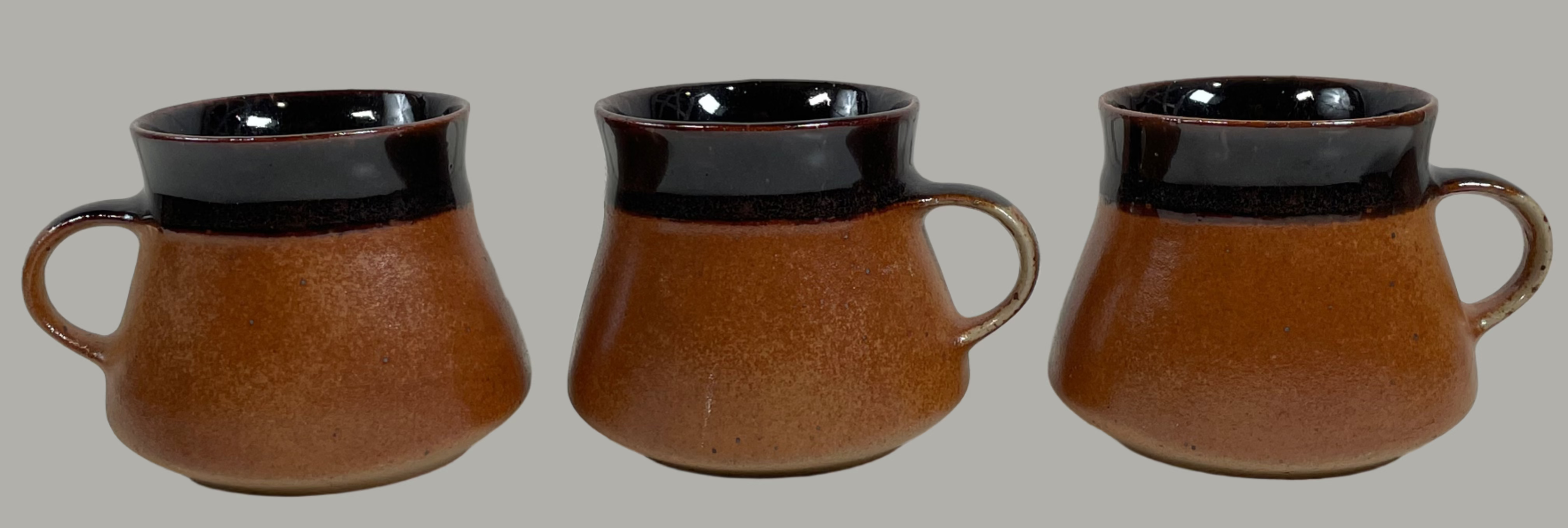 Service à café vintage en grès SIAL, 5 pièces, années 1970 – Fabriqué au Canada