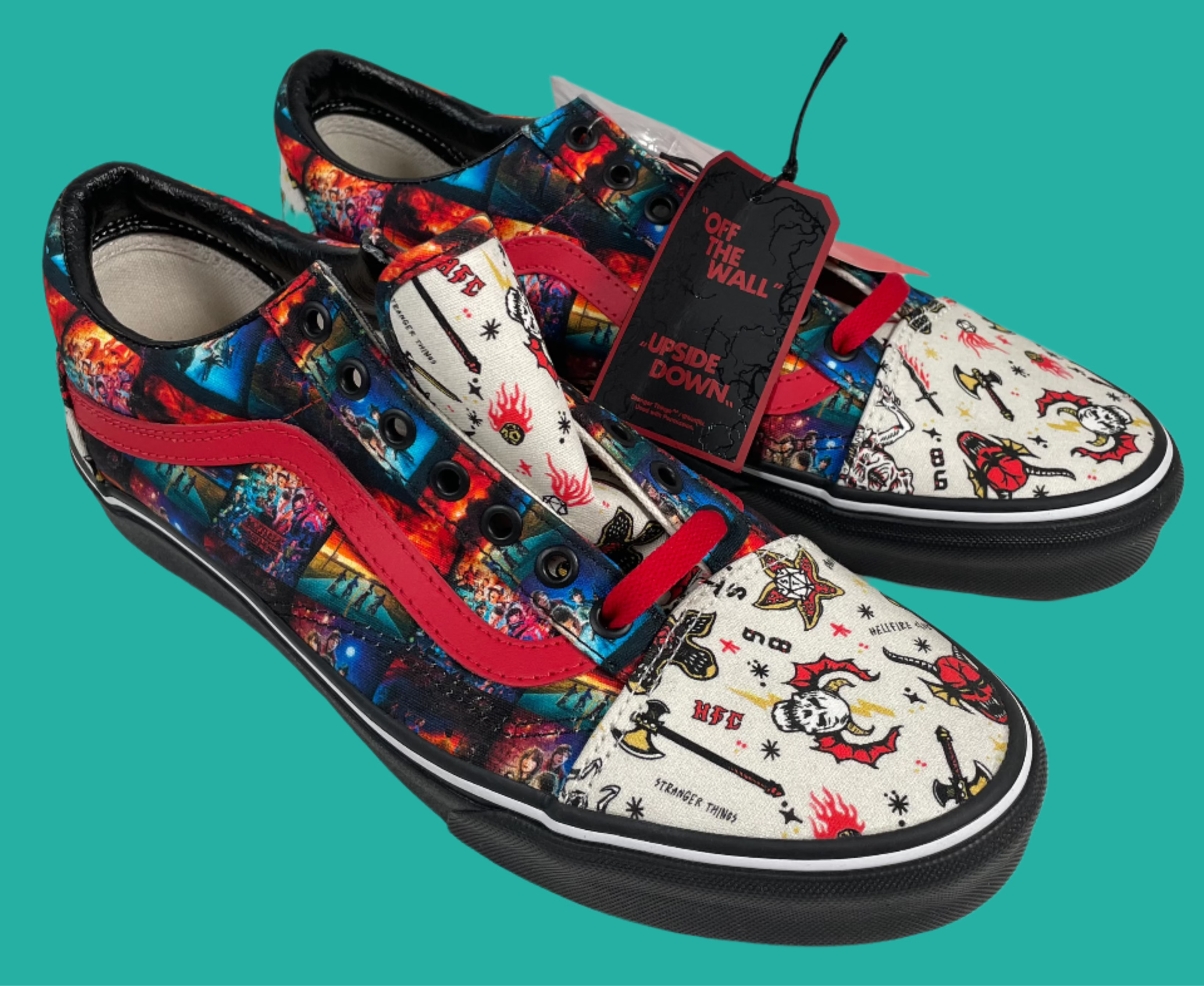 Vans X, Stranger Things Hellfire Club Old Skool – Size 10 US – Deadstock