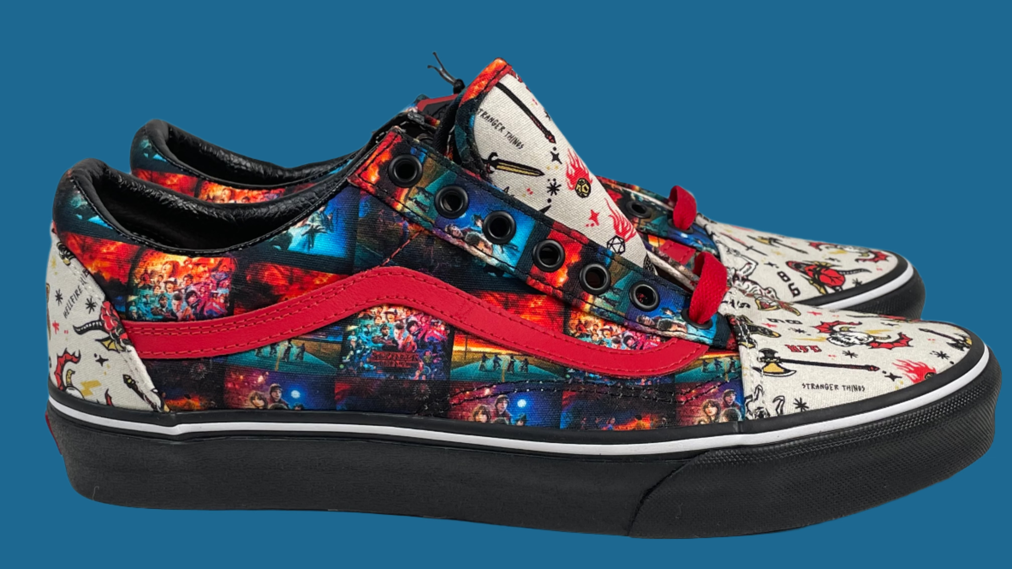 Vans X, Stranger Things Hellfire Club Old Skool – Size 10 US – Deadstock